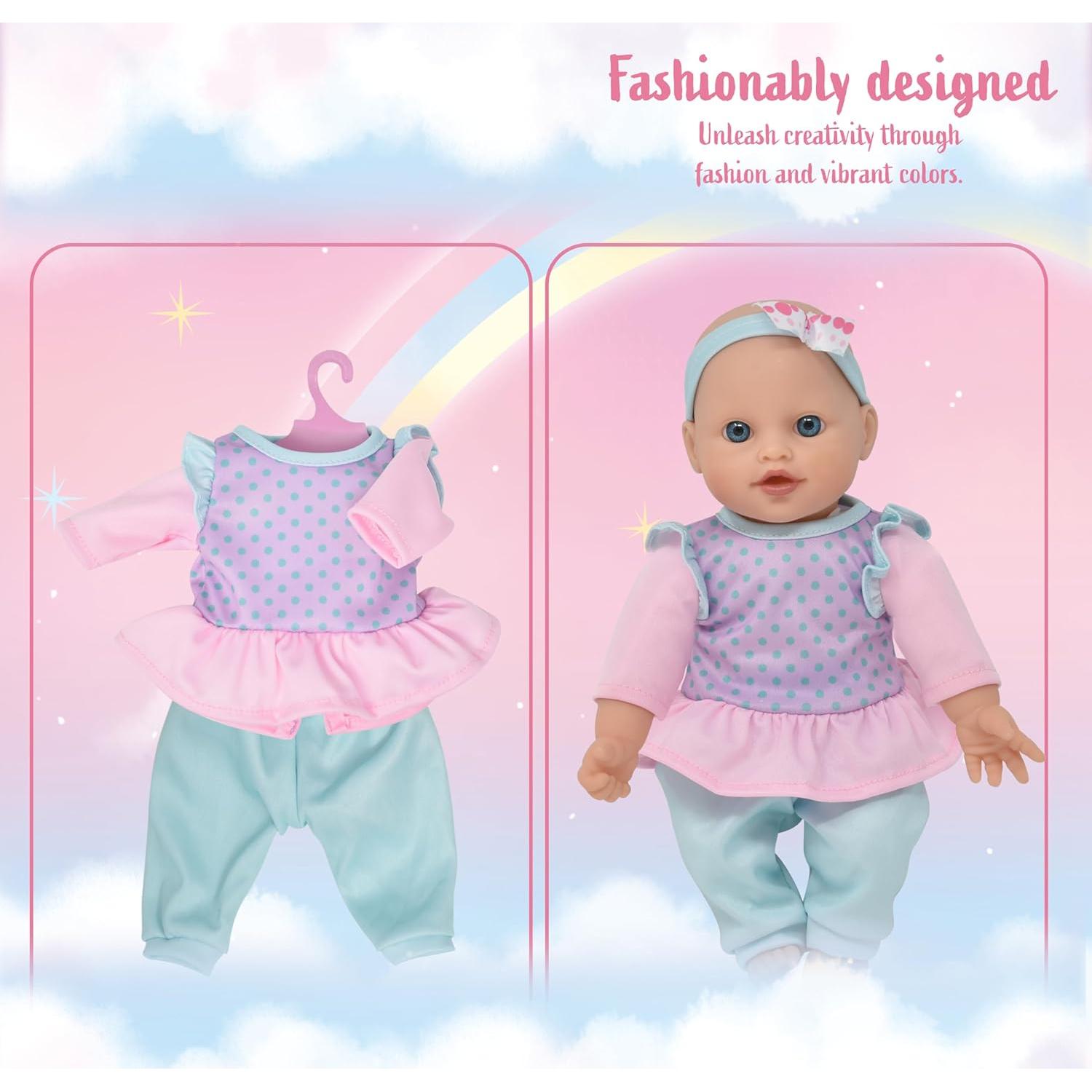 Muñeca de Cuerpo Blando Gift Boutique con Mochila Rosa