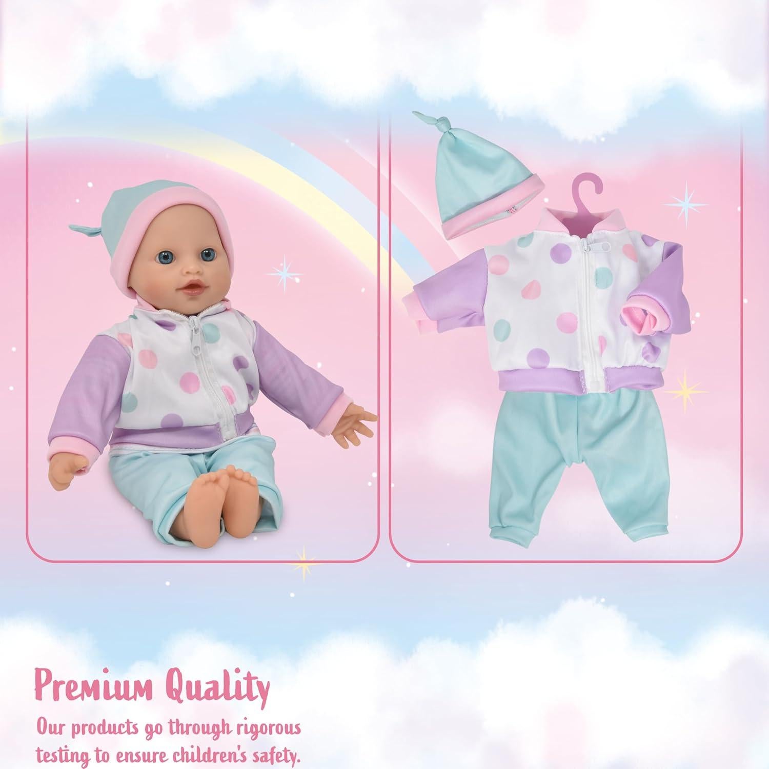 Muñeca de Cuerpo Blando Gift Boutique con Mochila Rosa