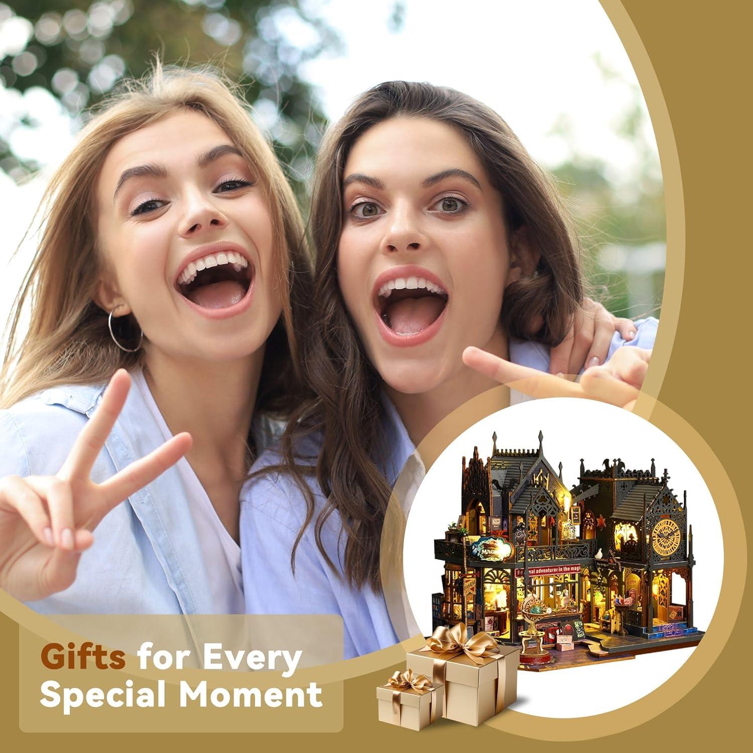 Casa de Muñecas Flever DIY Holo Ciudad Mágica 1:24