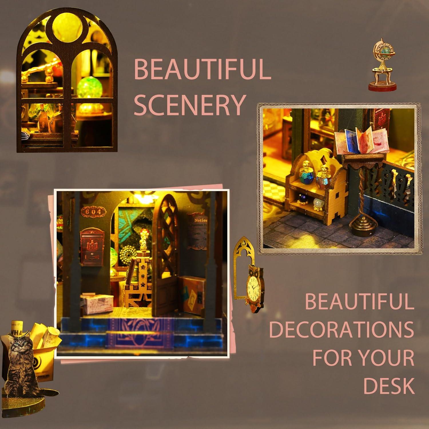 Casa de Muñecas Flever DIY Holo Ciudad Mágica 1:24