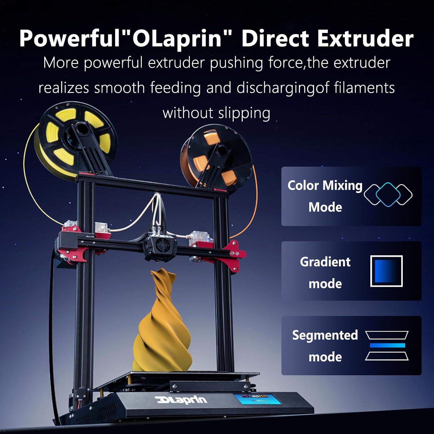 Impresora 3D OLAPRIN T300D Pro 6 Modos 300x300x400mm