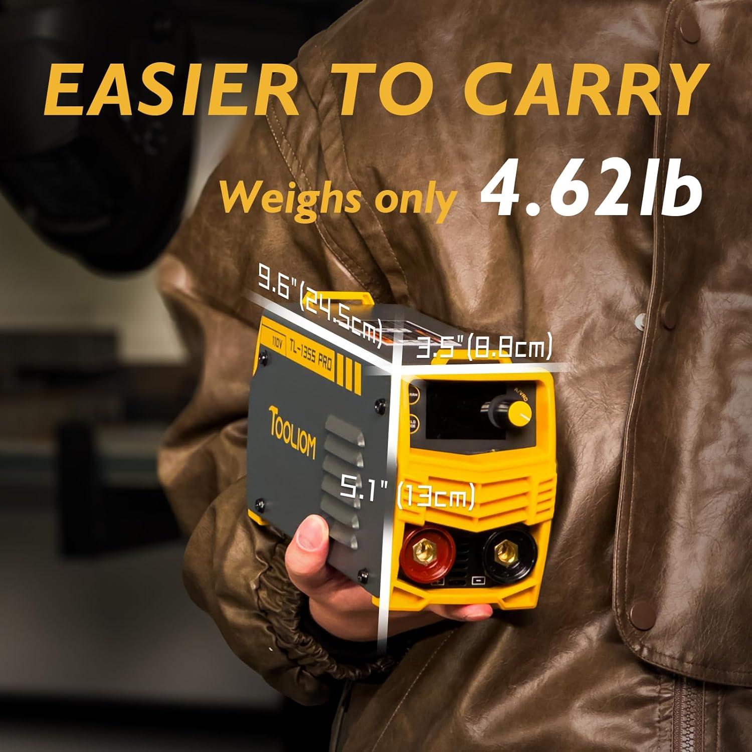 Soldador Inversor TOOLIOM 135A 110V MMA Portátil