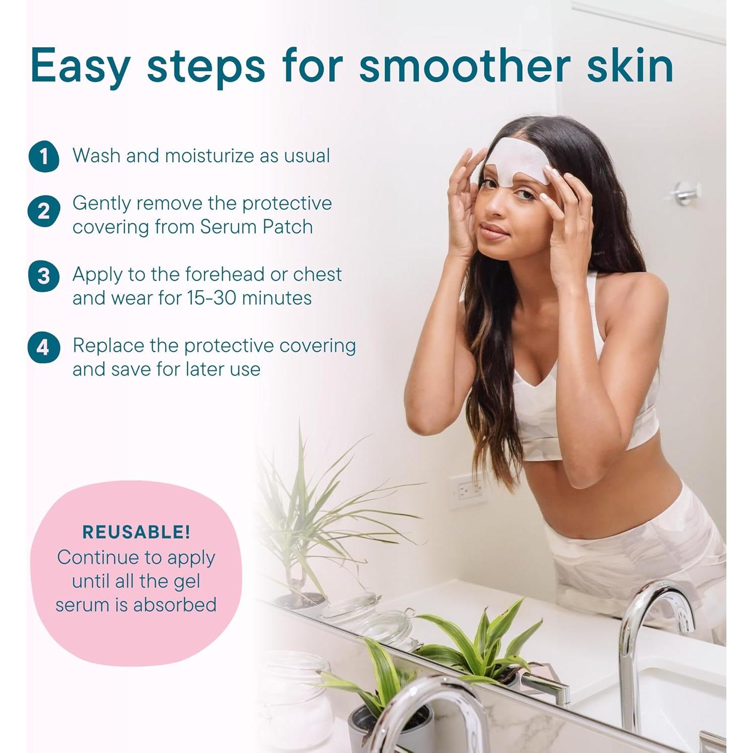 Parche Facial Frownies para Arrugas en la Frente - Hipoalergénico