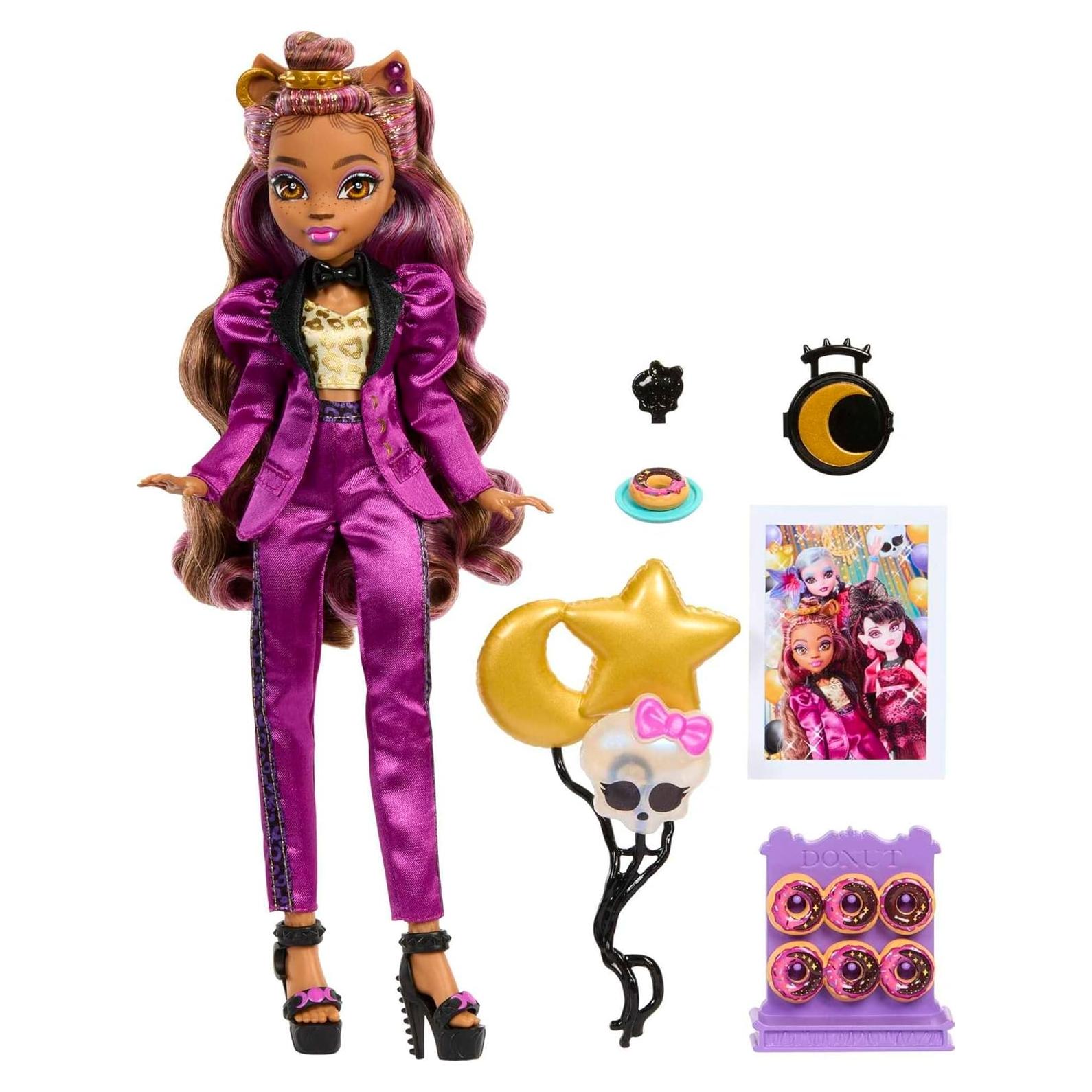 Muñeca Clawdeen Wolf Monster High Fiesta Monster Ball 25cm