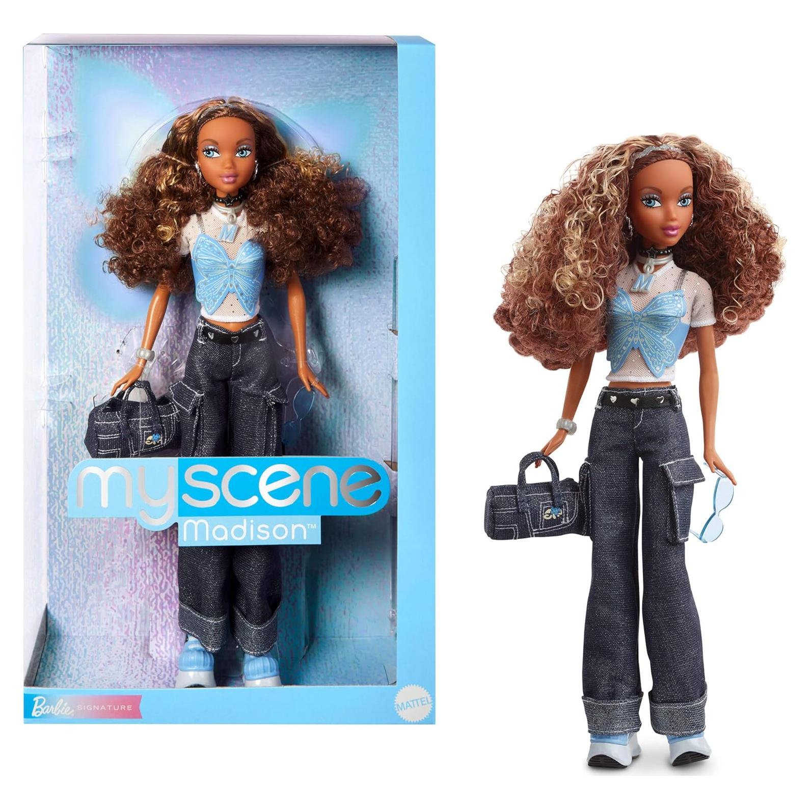 Muñeca Madison My Scene de Barbie con atuendo Y2K y accesorios