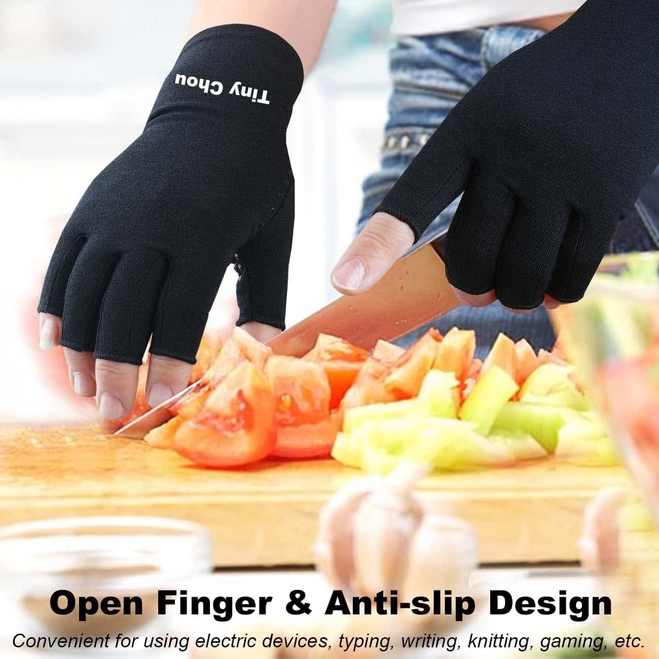 Guantes de Compresión Tiny Chou para Artritis - 2 Pares