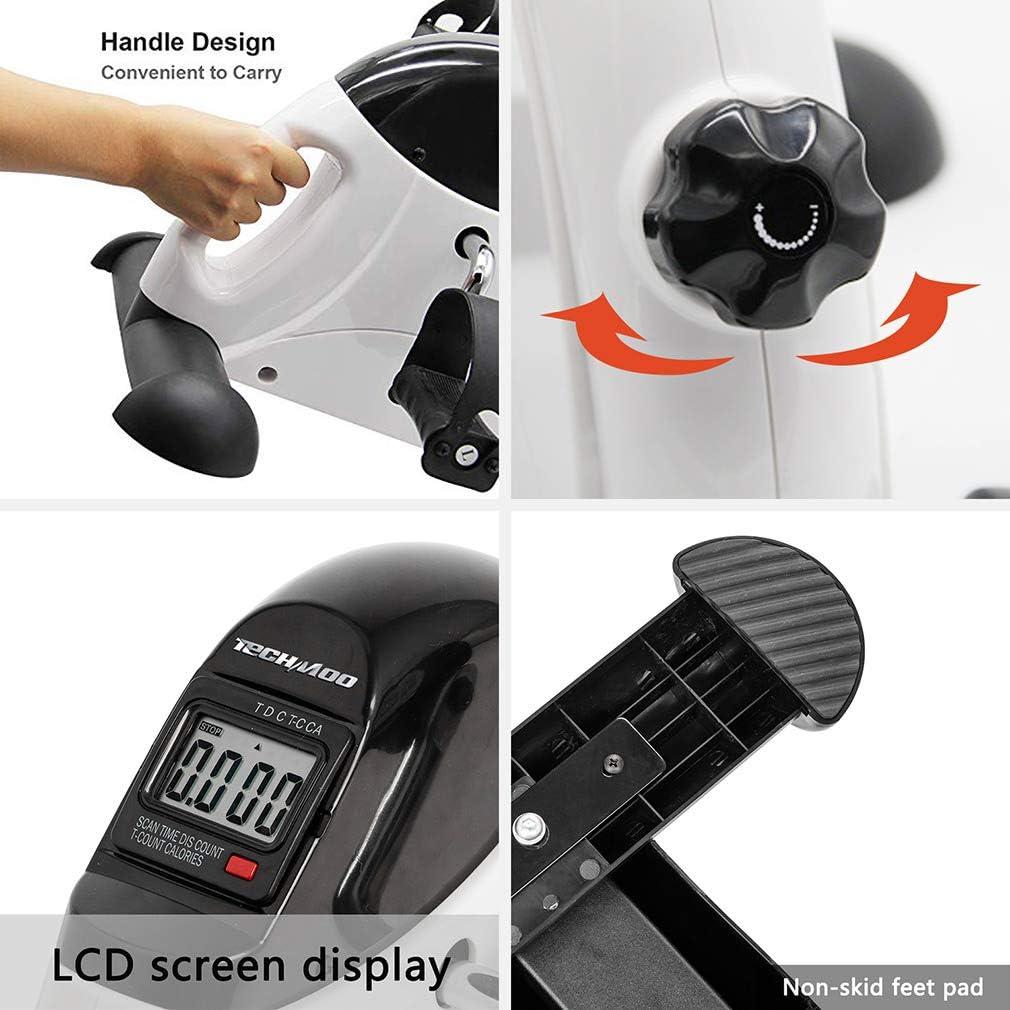 Ejercitador de Pedales TECHMOO Mini Bicicleta Portátil