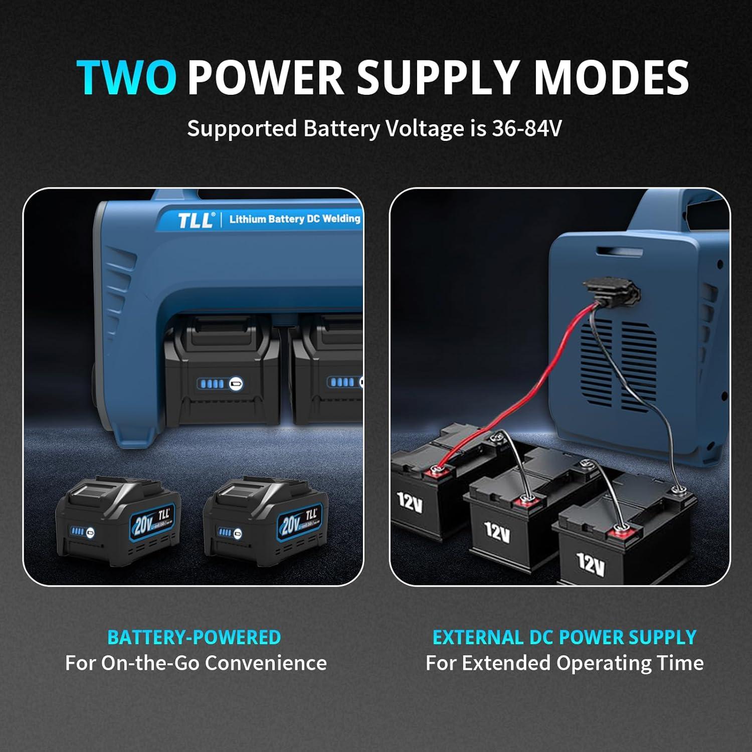 Soldador a Batería TLL ZW-160 120A Portátil Inalámbrico