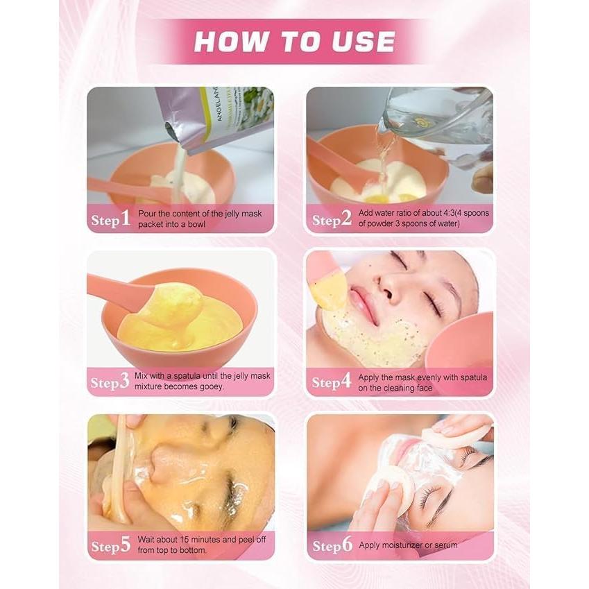 Mascarilla de Gel Angeland 10 Sabores Hidratantes Facial