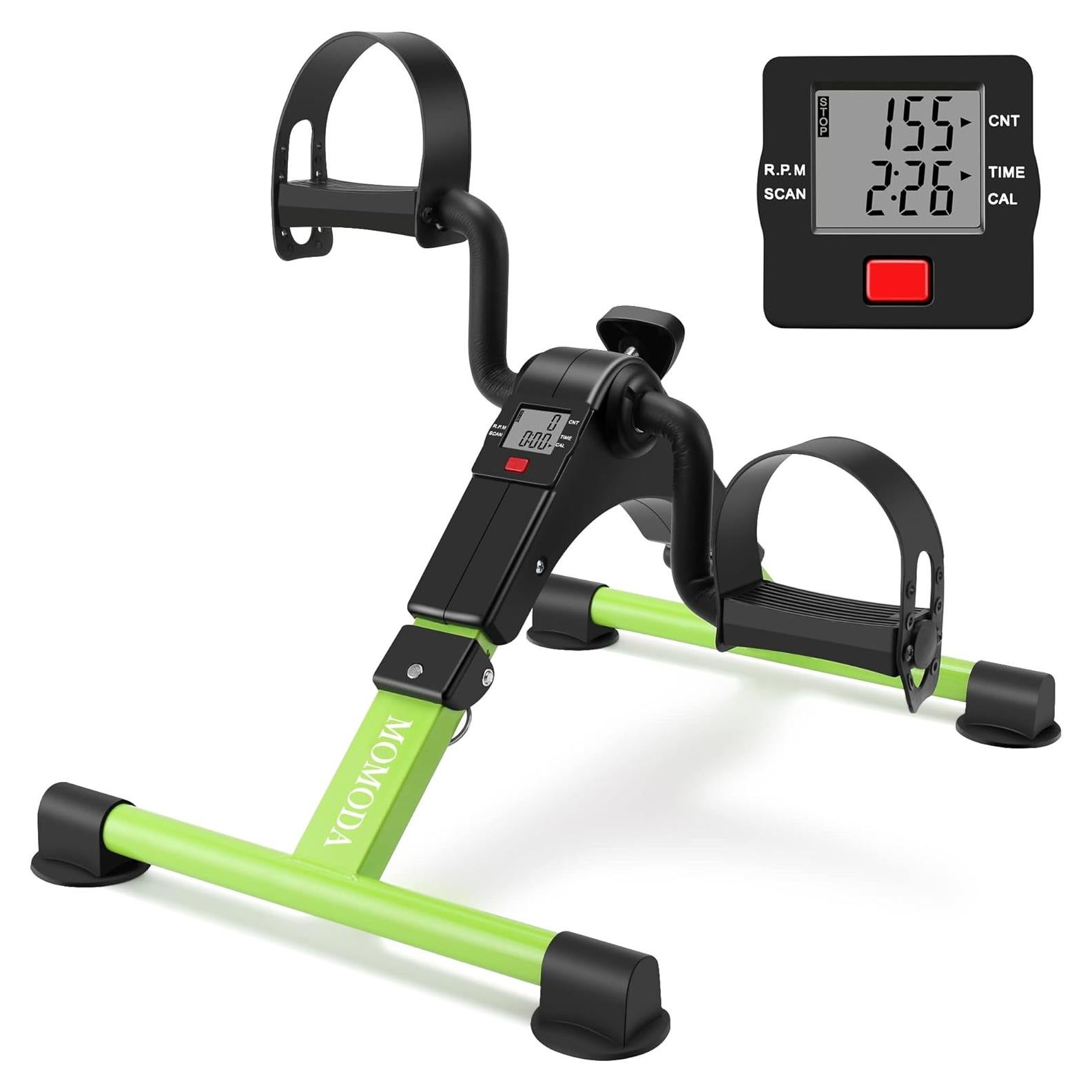 Mini Bicicleta de Ejercicio MOMODA Plegable con Monitor LCD