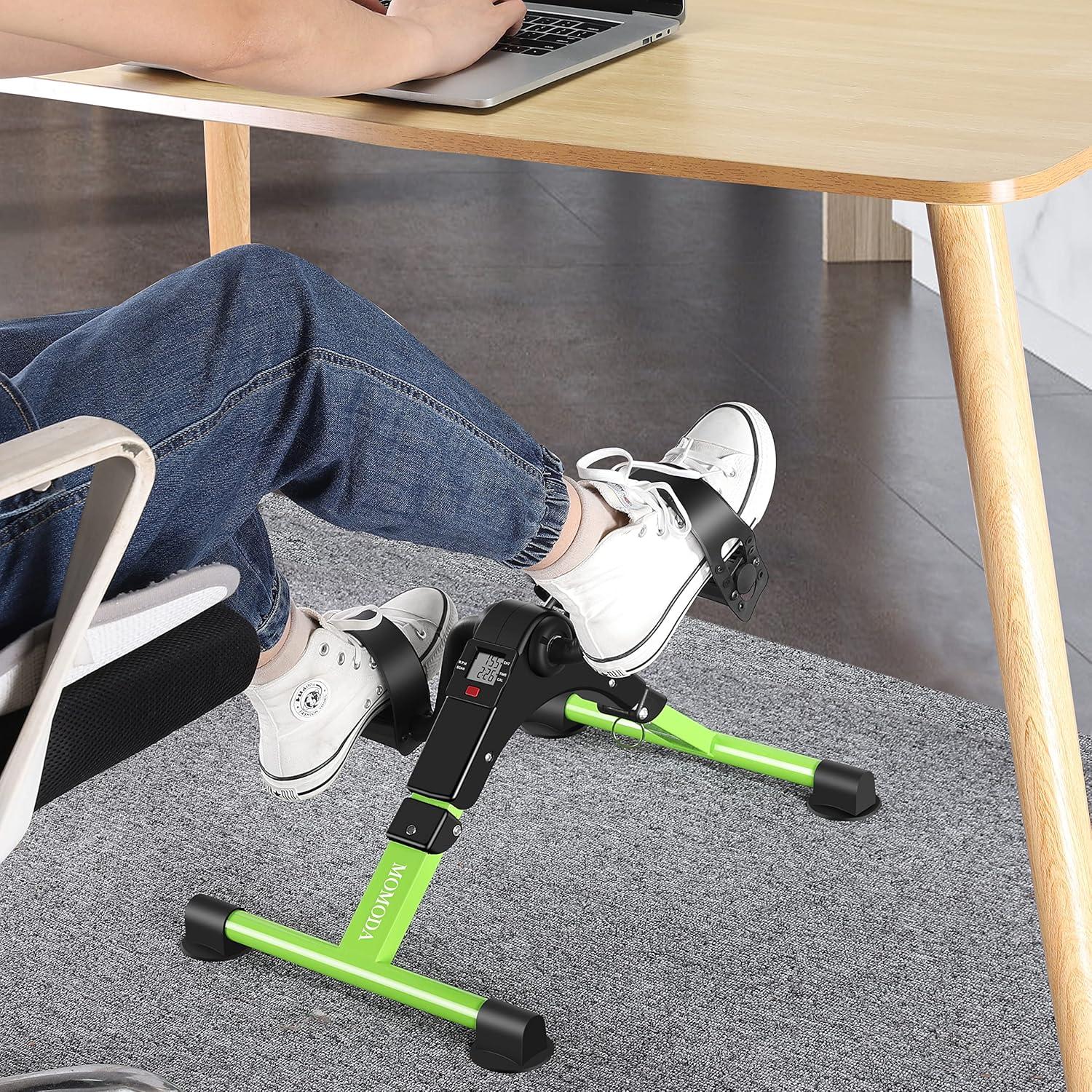 Mini Bicicleta de Ejercicio MOMODA Plegable con Monitor LCD