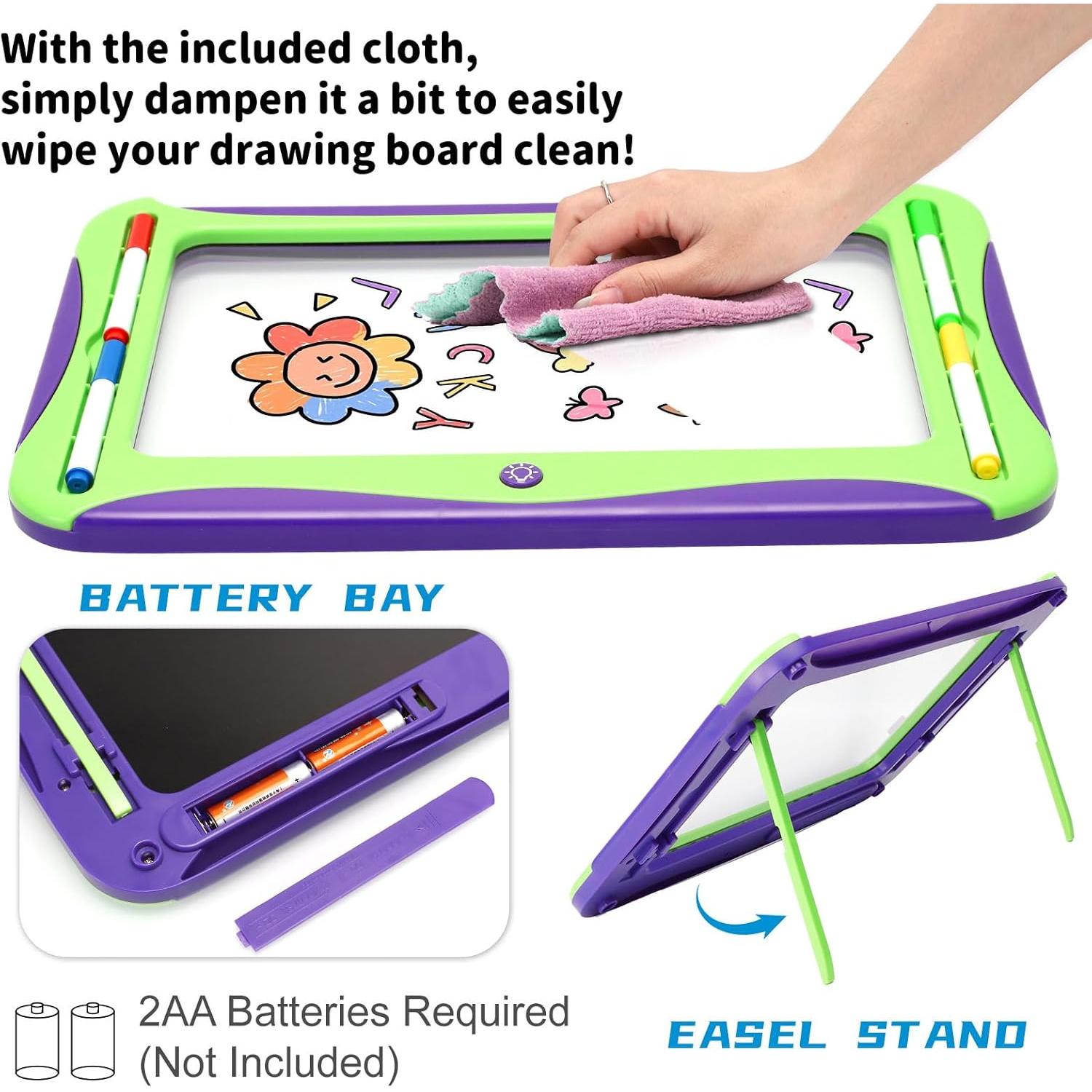 Tablero de Dibujo LED Brillante MEJCFARI Verde 25.4x3.05cm