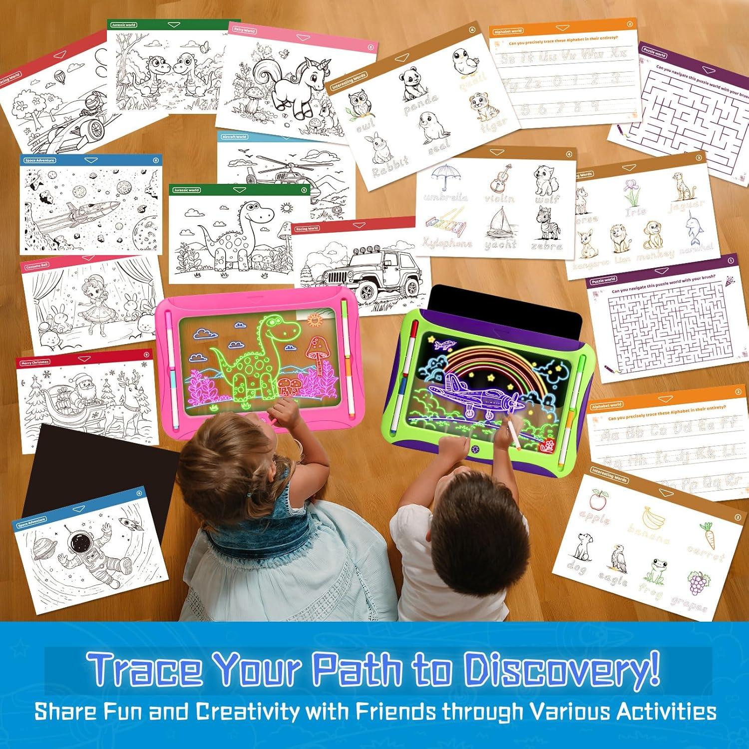 Tablero de Dibujo LED Brillante MEJCFARI Verde 25.4x3.05cm