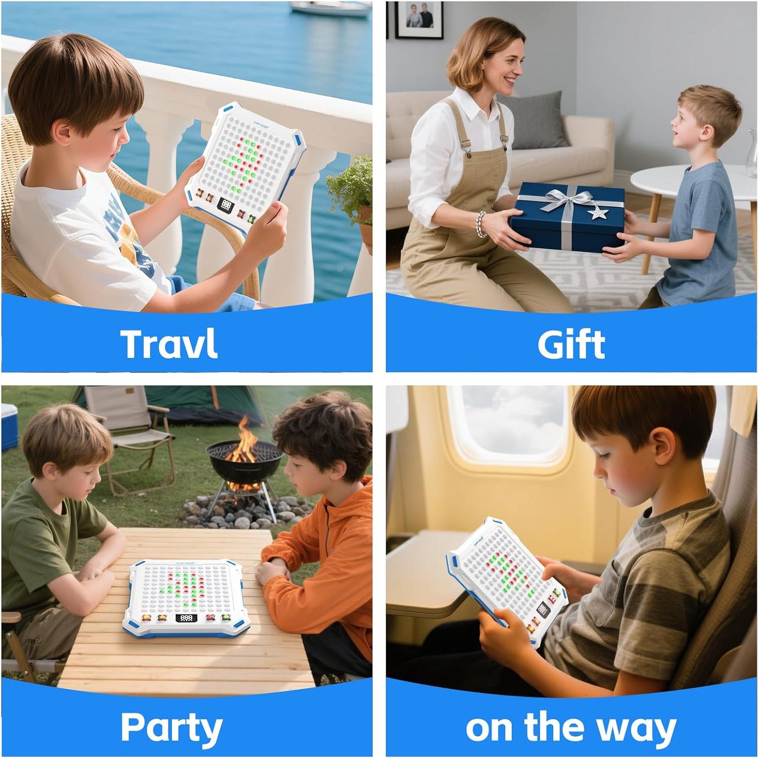 Juego de Ajedrez Inteligente Lqqyee, 14 Modos, Viaje Portátil