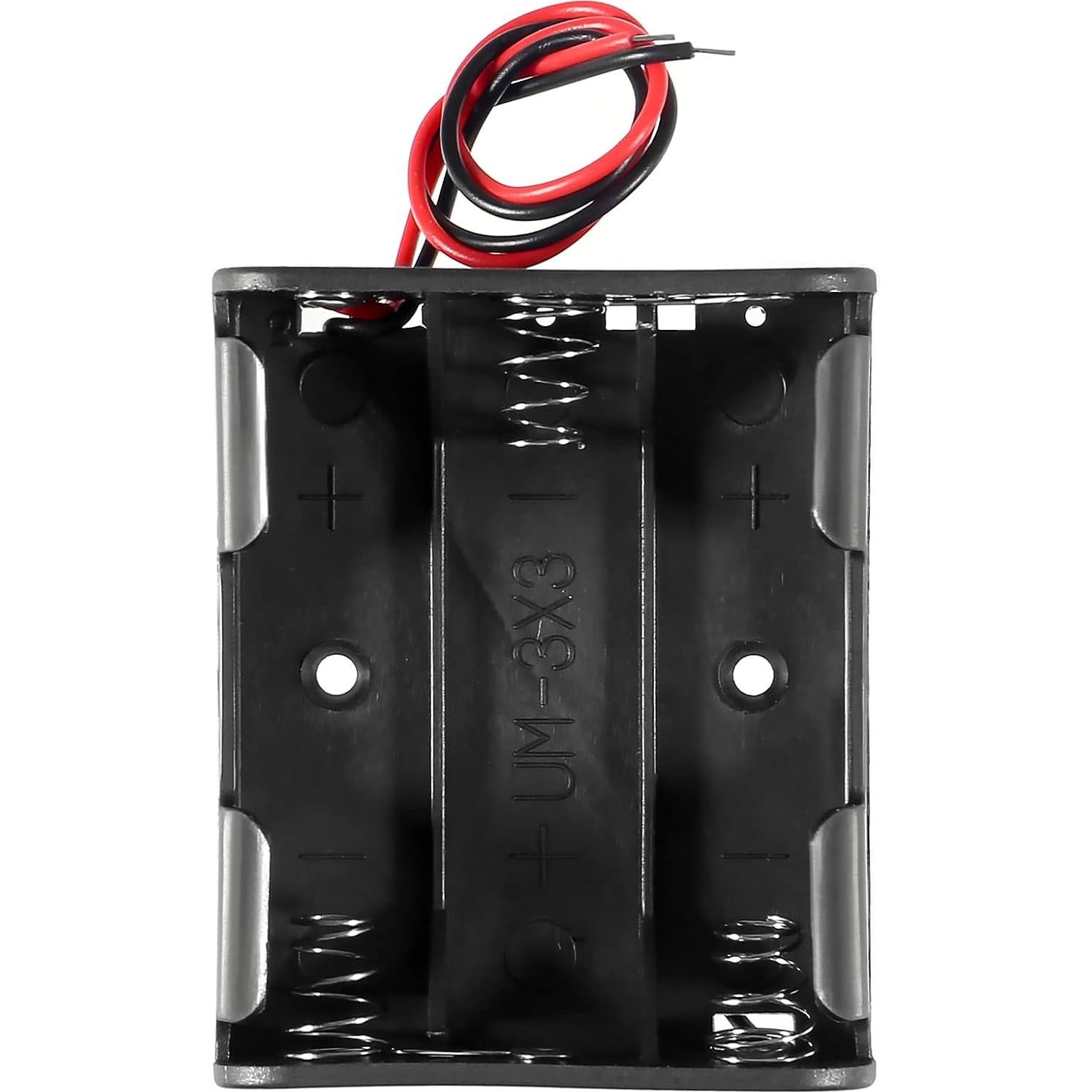 Soporte de Batería AA 6 Pcs AOICRIE con Cables 12cm