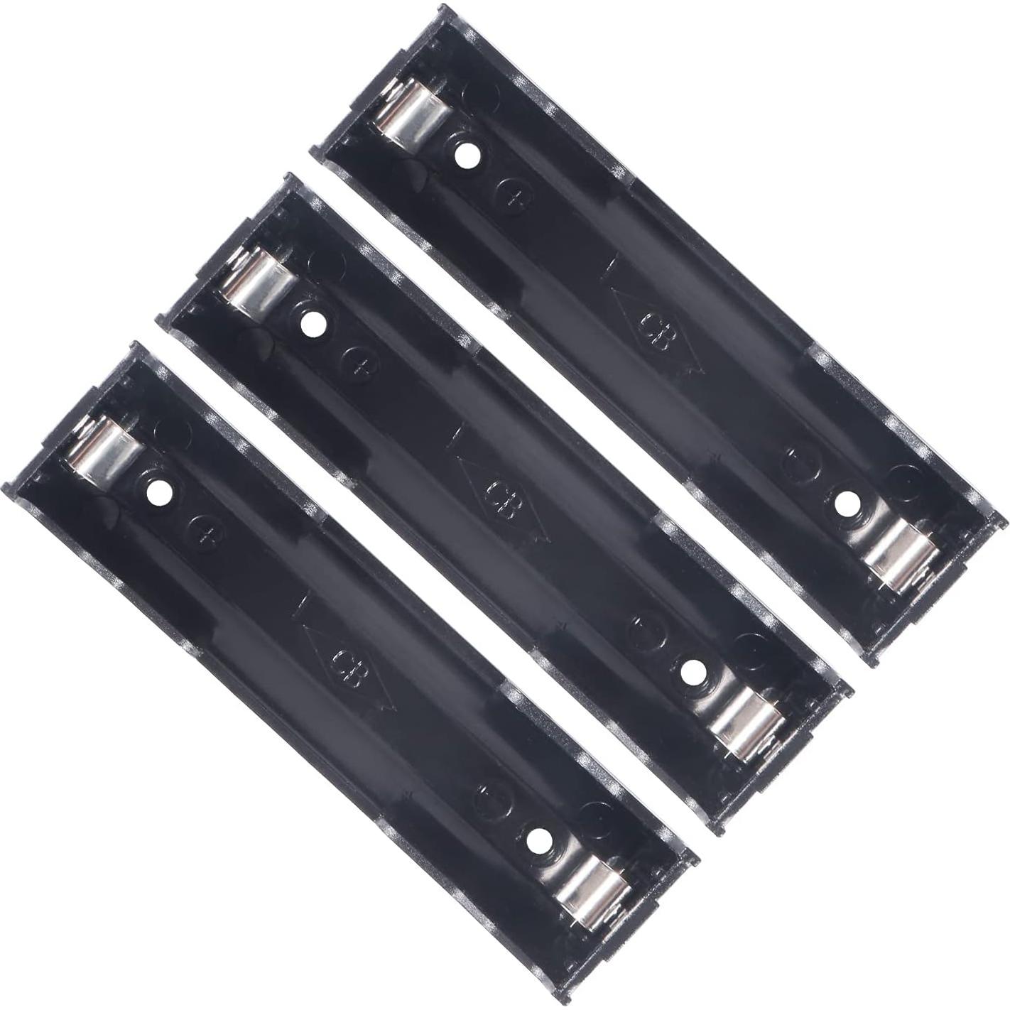 Soporte de Batería 18650 DORHEA 14PCS 1 Slot Negro