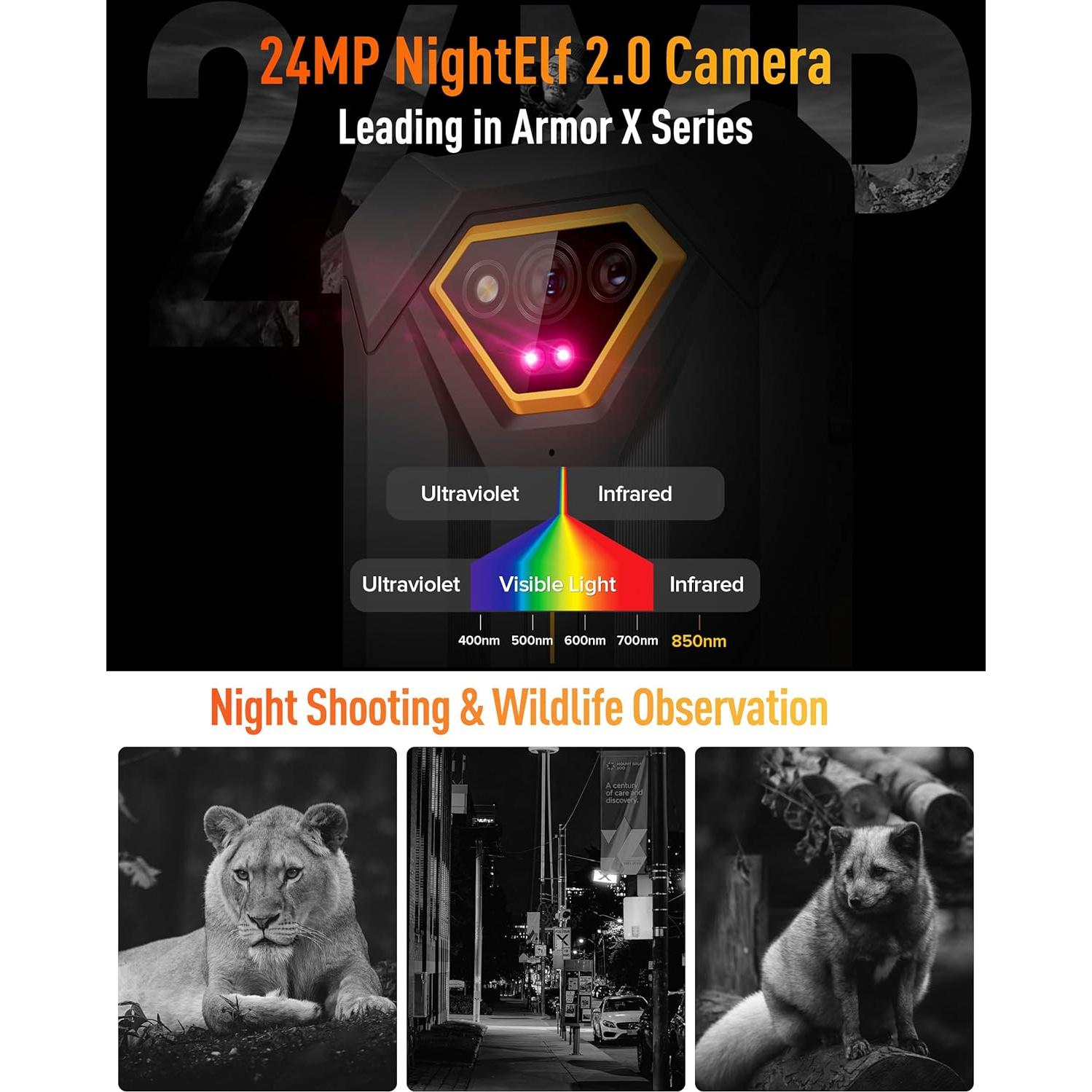 Ulefone Armor X13 Teléfono Resistente IP68 12GB RAM 64GB Negro