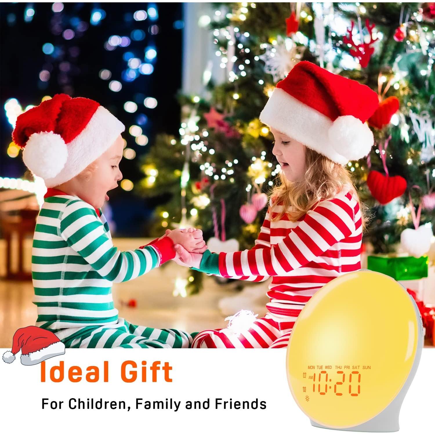 Despertador Luz de Amanecer JALL K8 con Radio FM y Snooze