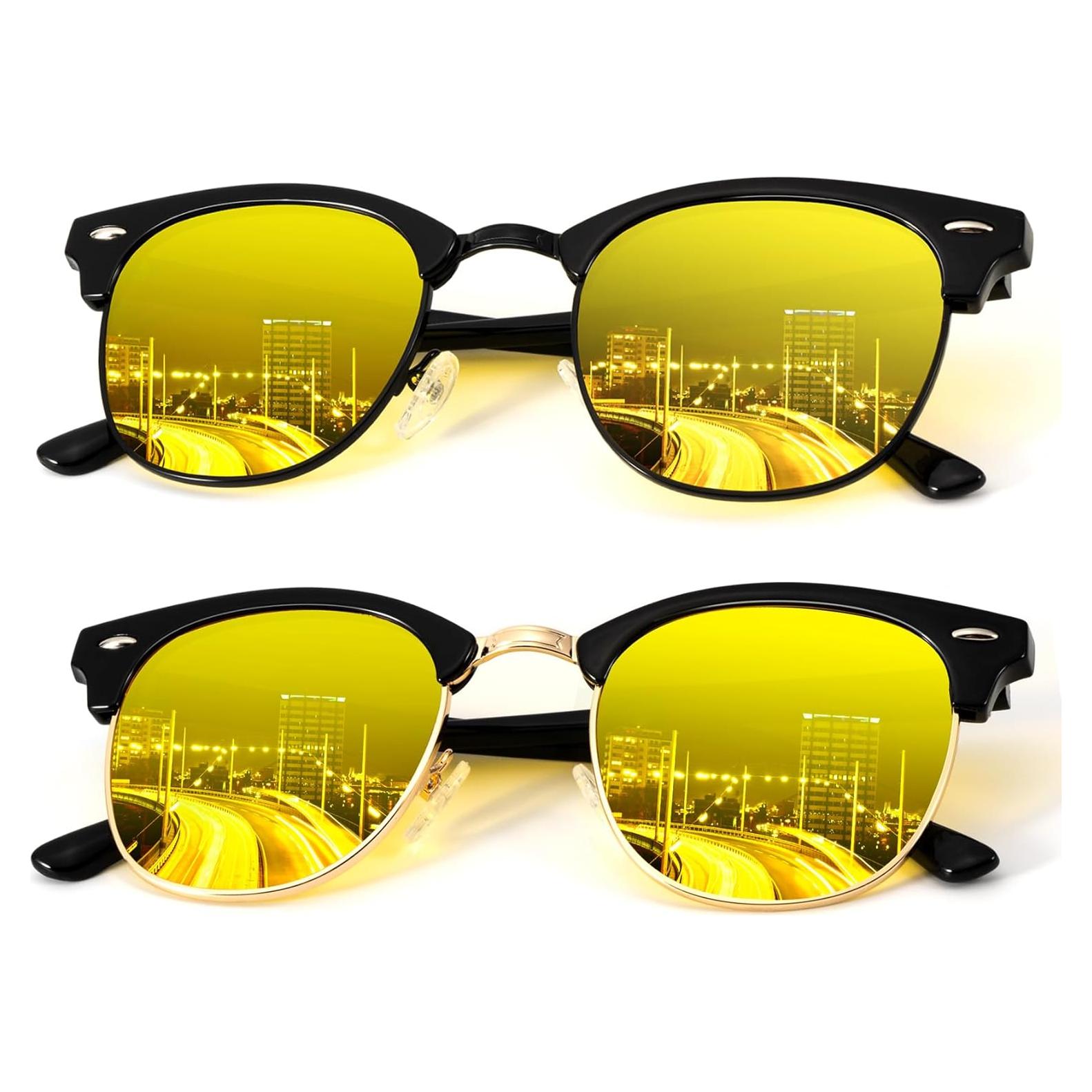 Gafas de Sol KALIYADI Unisex Polarizadas 2 Paquetes