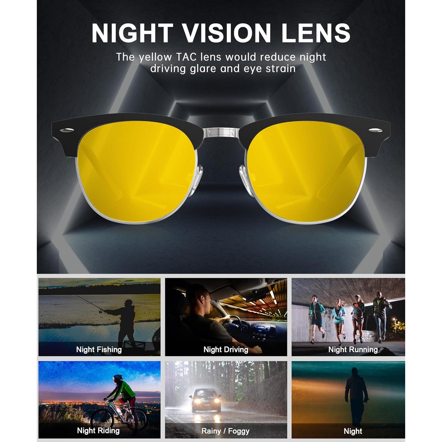 Gafas de Sol KALIYADI Unisex Polarizadas 2 Paquetes