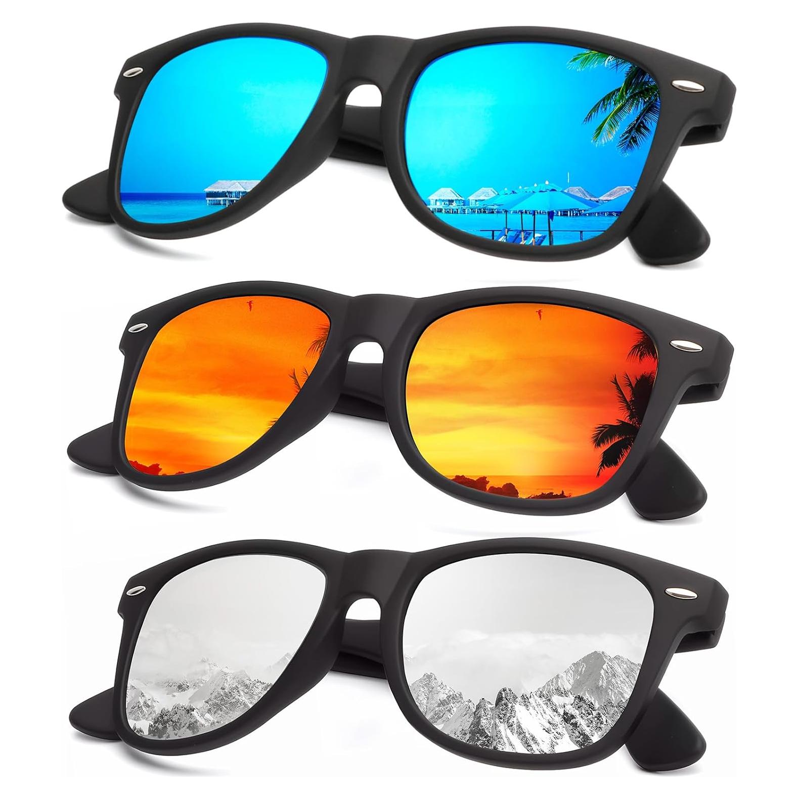 Gafas de sol KALIYADI polarizadas unisex marco retro