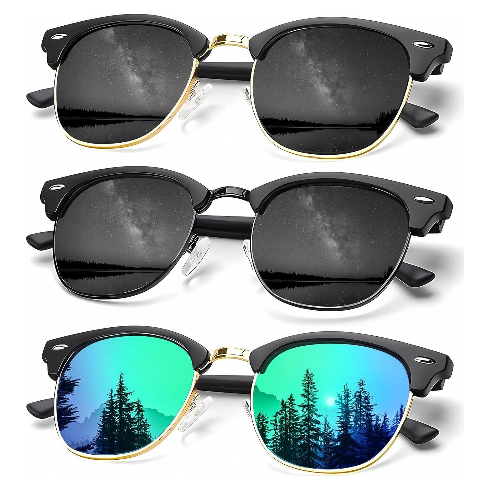 Gafas de sol KALIYADI polarizadas unisex UV400 3 pack