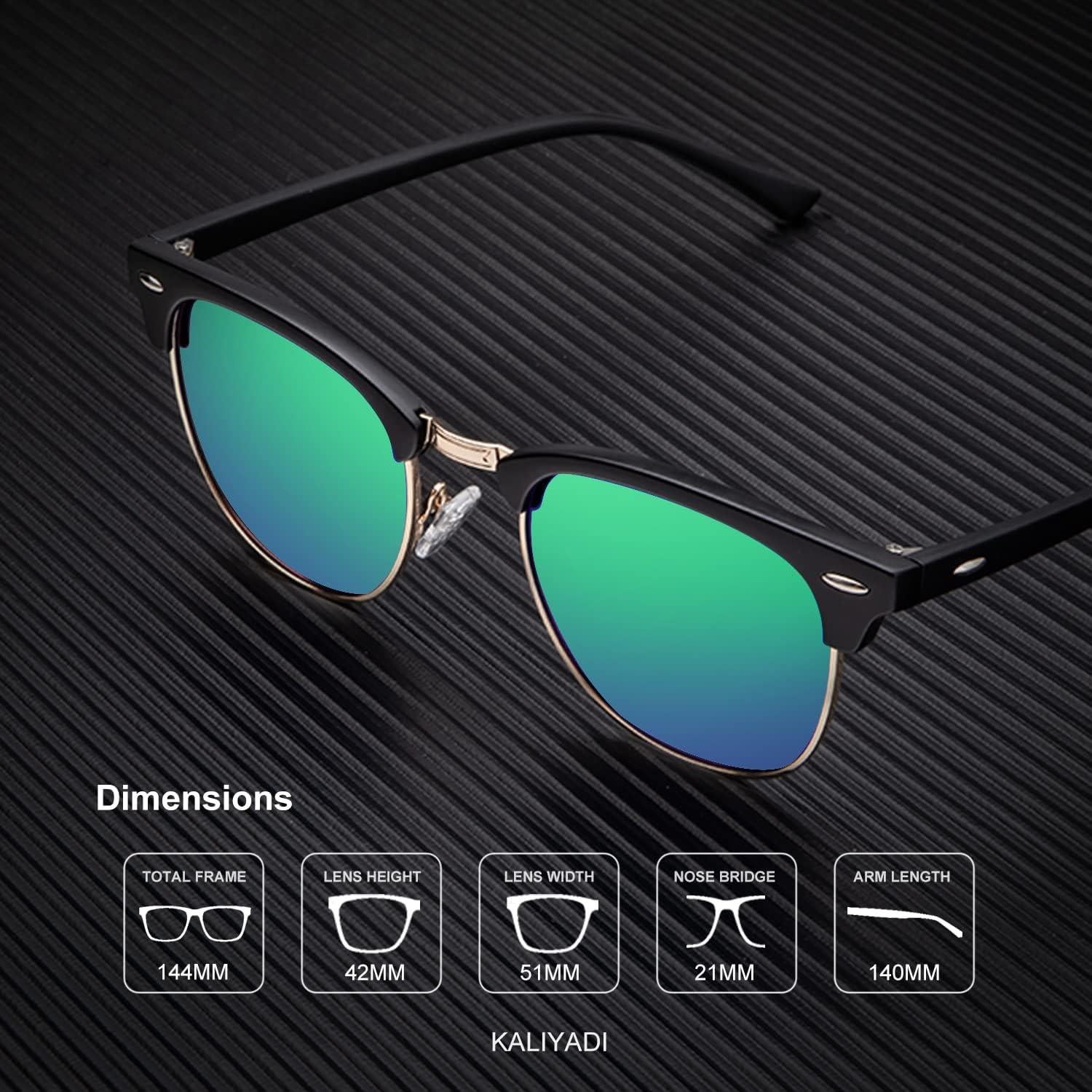 Gafas de sol KALIYADI polarizadas unisex UV400 3 pack