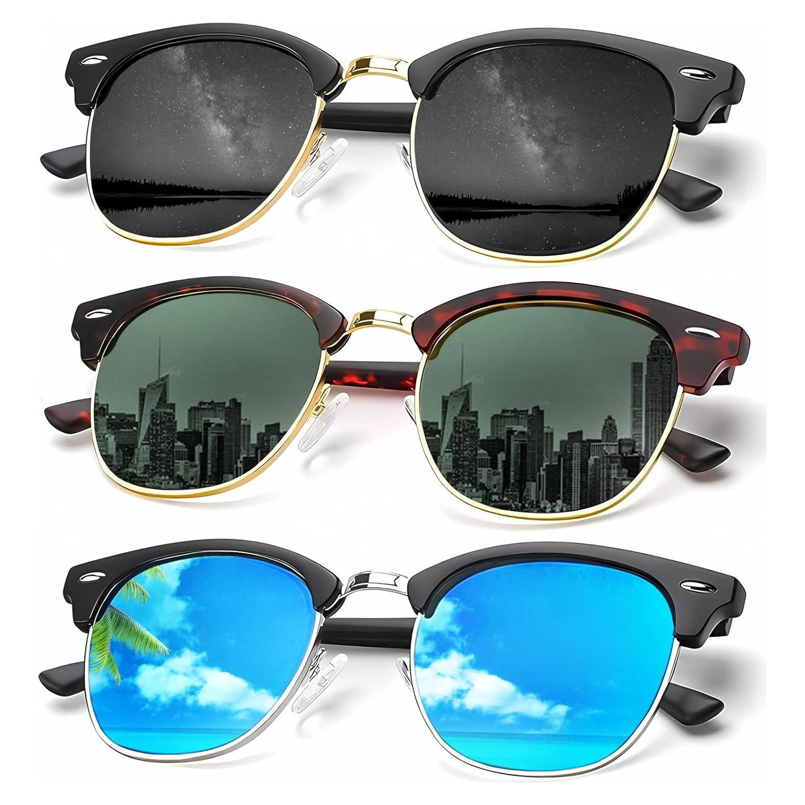 Gafas de sol KALIYADI polarizadas unisex retro UV400