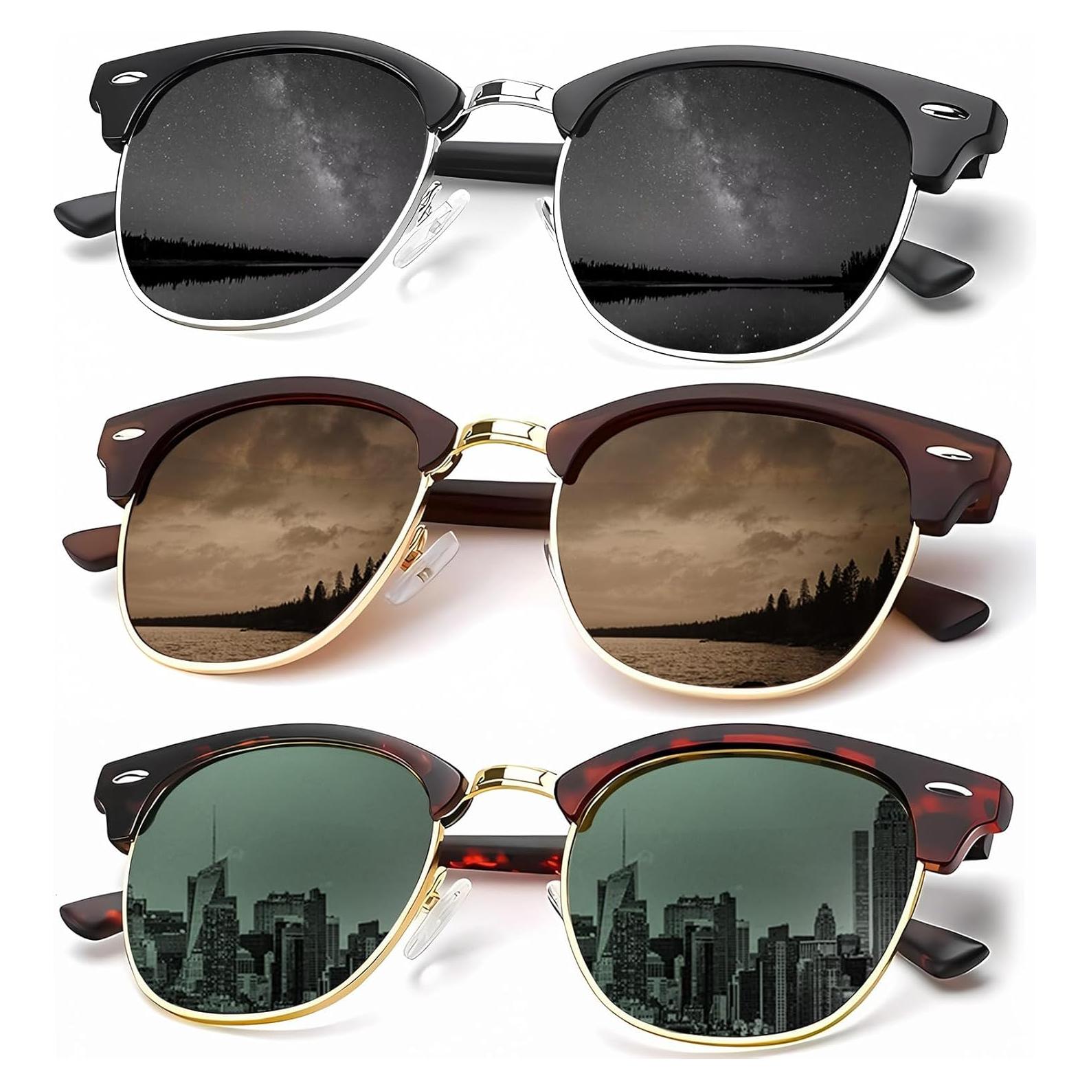 Gafas de sol KALIYADI polarizadas unisex retro UV400