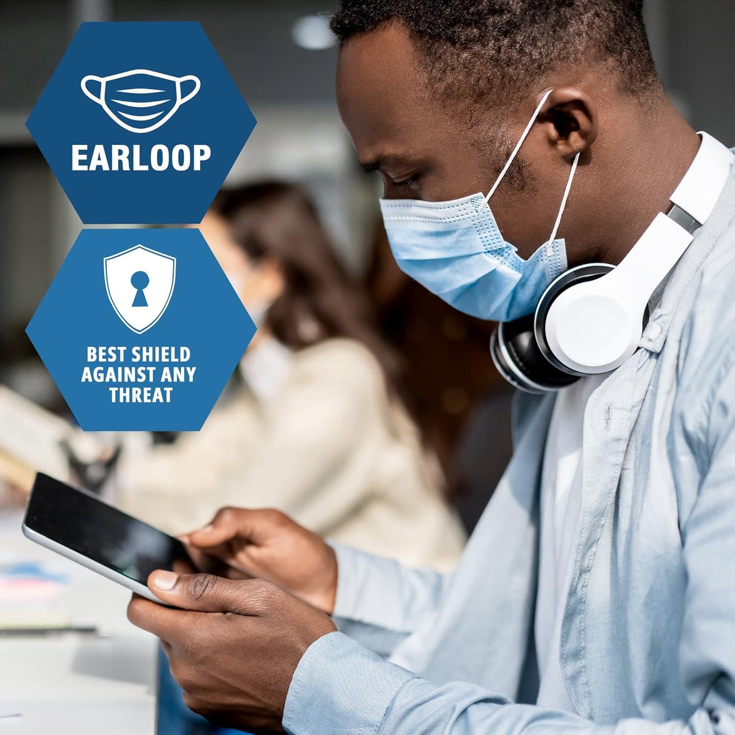 Mascarillas Médicas Desechables Medpride, Paquete de 50 Unidades