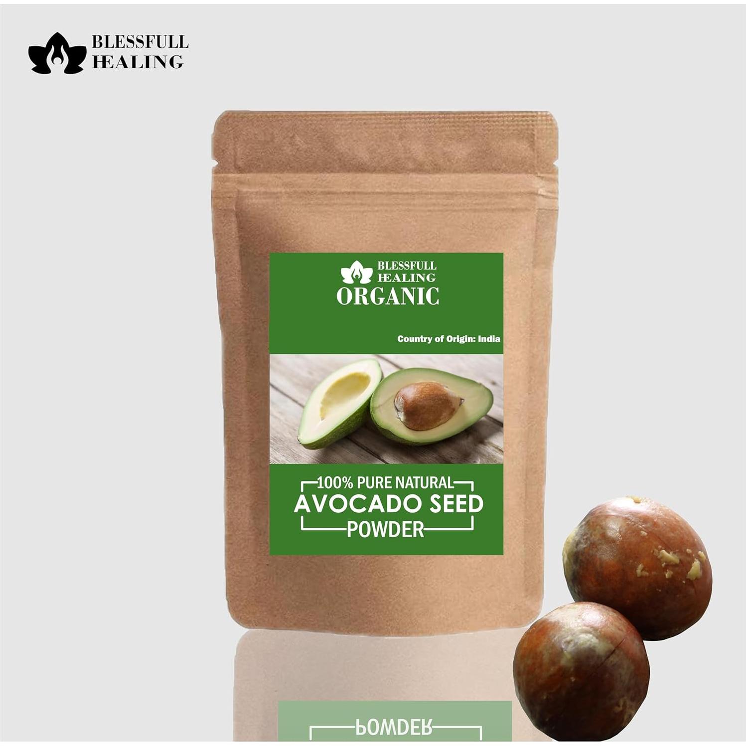 Polvo de Semilla de Aguacate Orgánico Blessfull Healing 100g