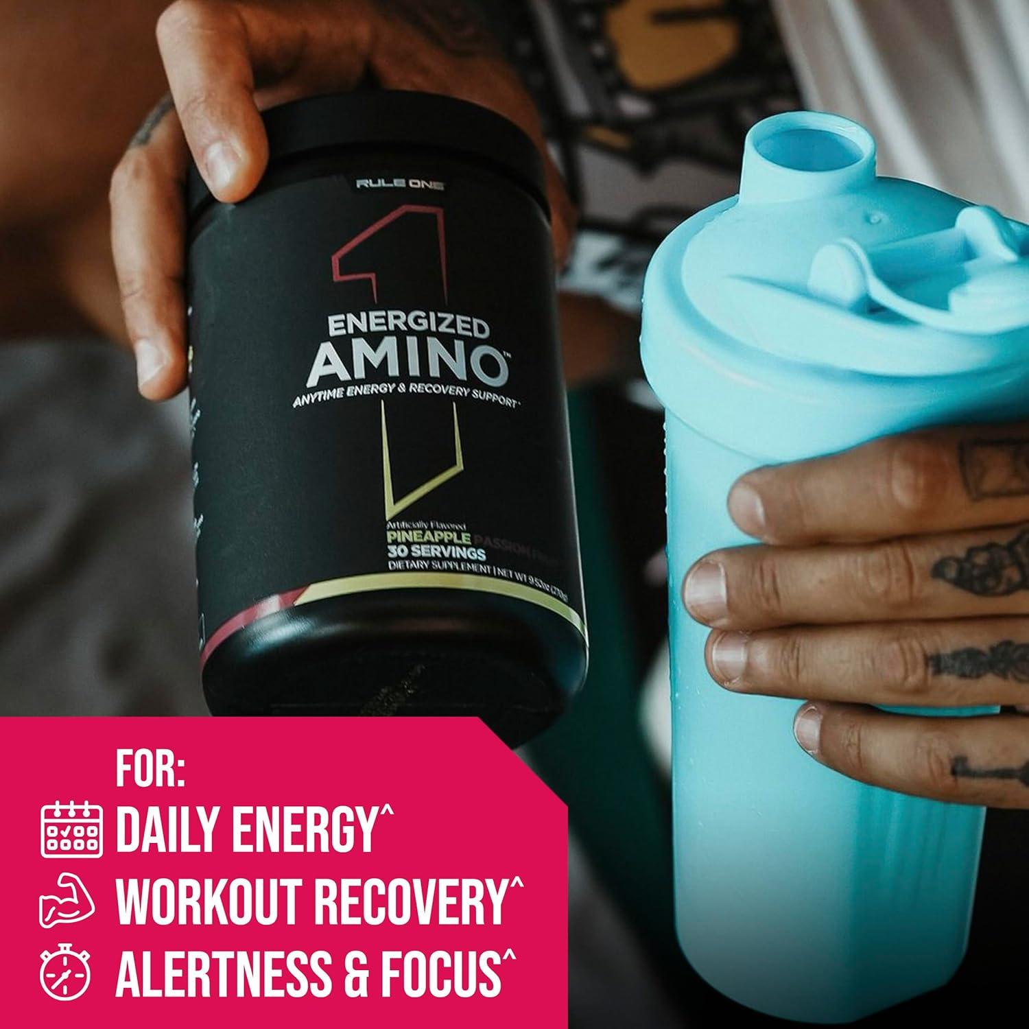 Amino Energizado R1 - Energía y Recuperación 270g Frambuesa Azul