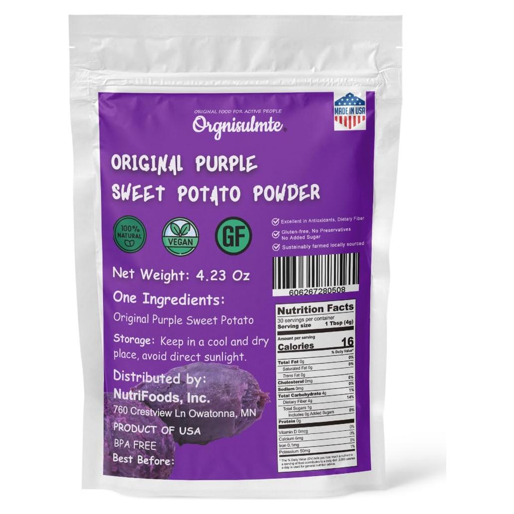 Polvo de Batata Morada NutriFoods 120g - 100% Natural y Puro