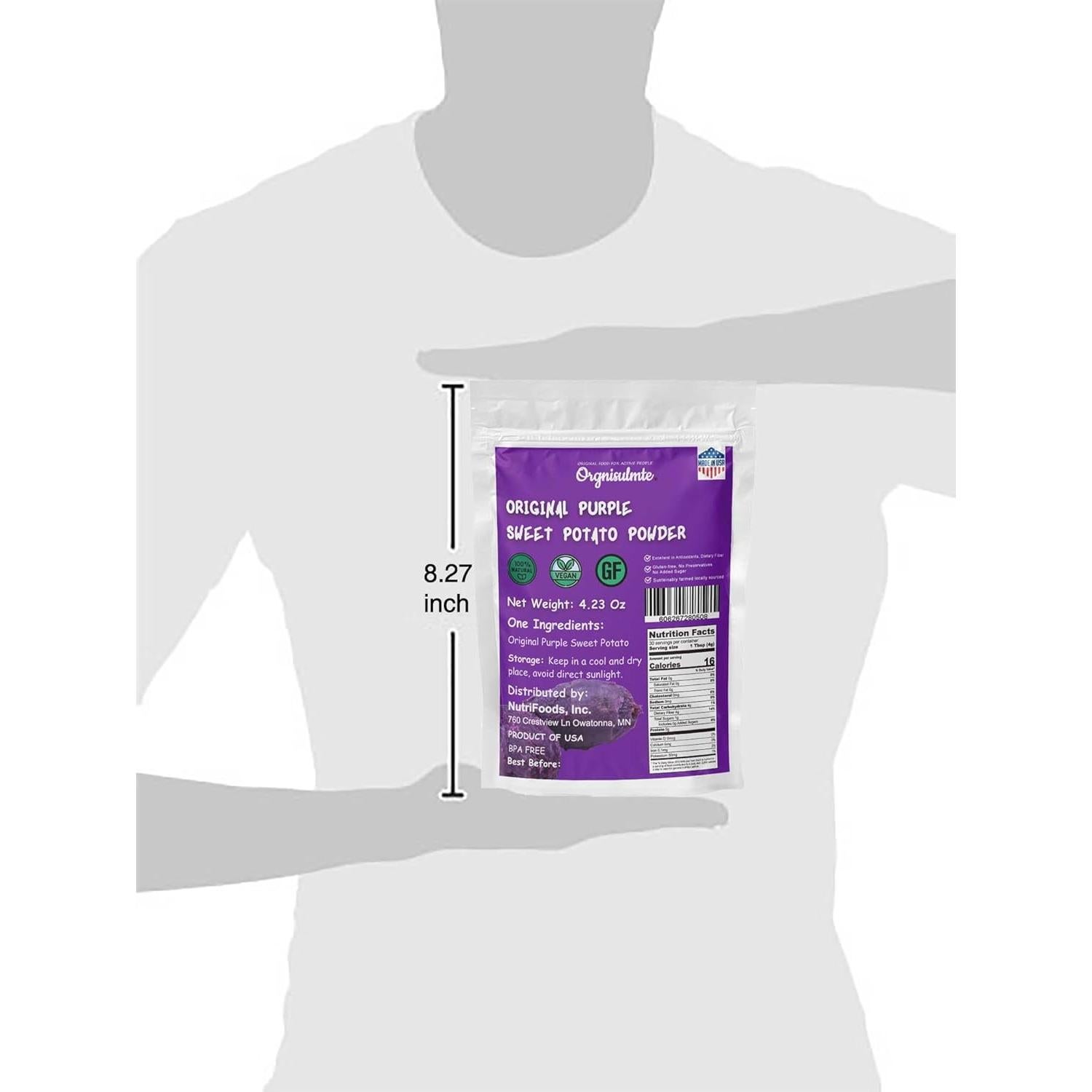 Polvo de Batata Morada NutriFoods 120g - 100% Natural y Puro