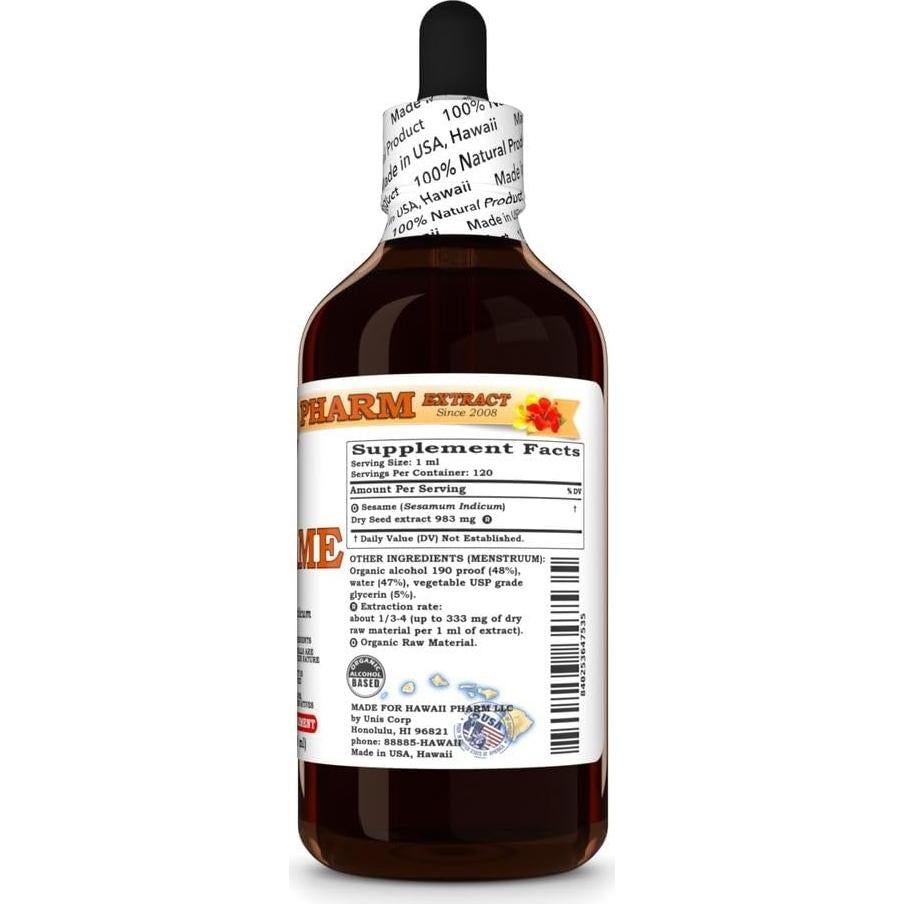 Extracto Líquido de Semilla de Sésamo Hawaii Pharm 118 ml