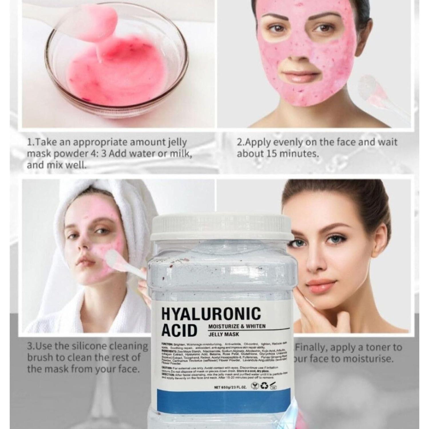 Mascarilla Facial de Gel Vann Skin con Ácido Hialurónico