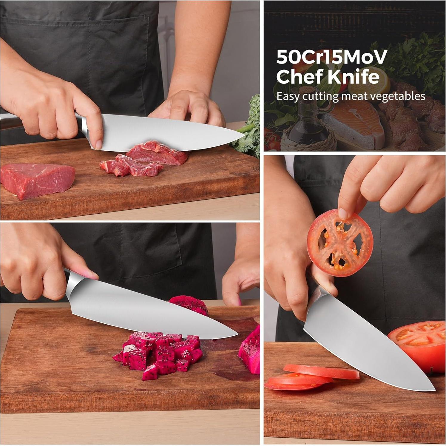 Cuchillo de Chef ZHANG XIAO QUAN 50Cr15MoV 22.23 cm