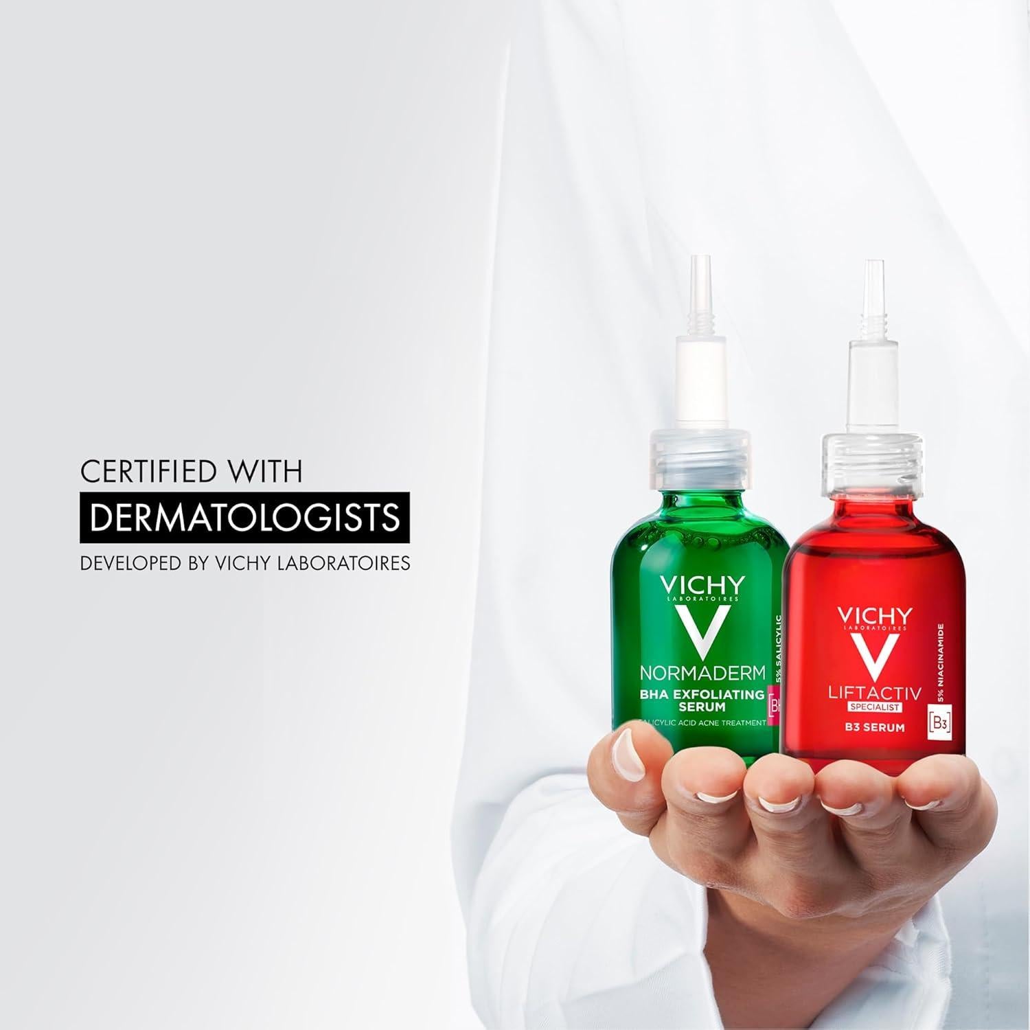 Vichy LiftActiv B3 Suero 5% Niacinamida 30ml + Ácido Glicólico 30ml