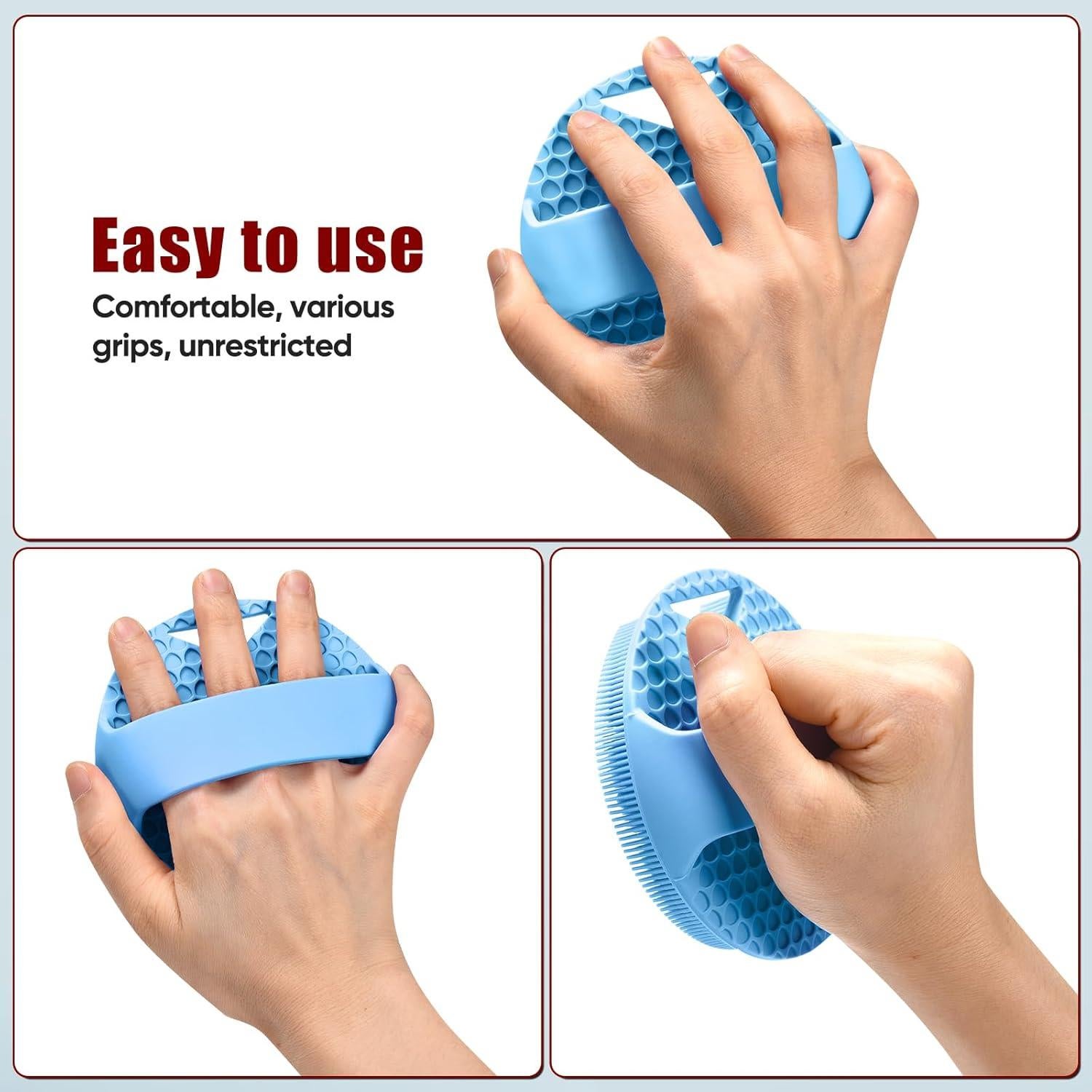 Exfoliante de Cuerpo de Silicona XCRUCC - Azul - Antibacteriano