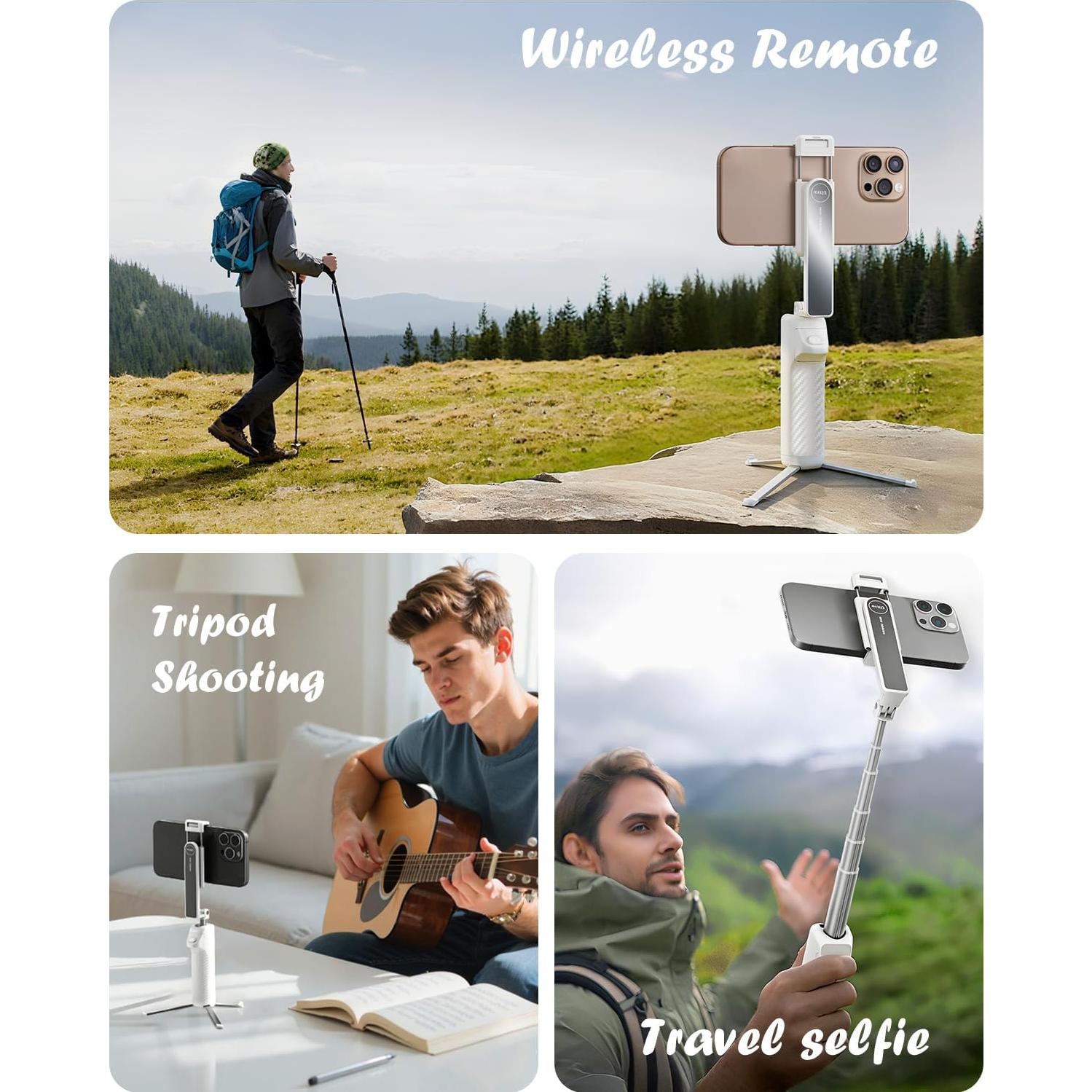 Soporte para Selfie Tripode Viozon Aluminio Inalámbrico 68cm