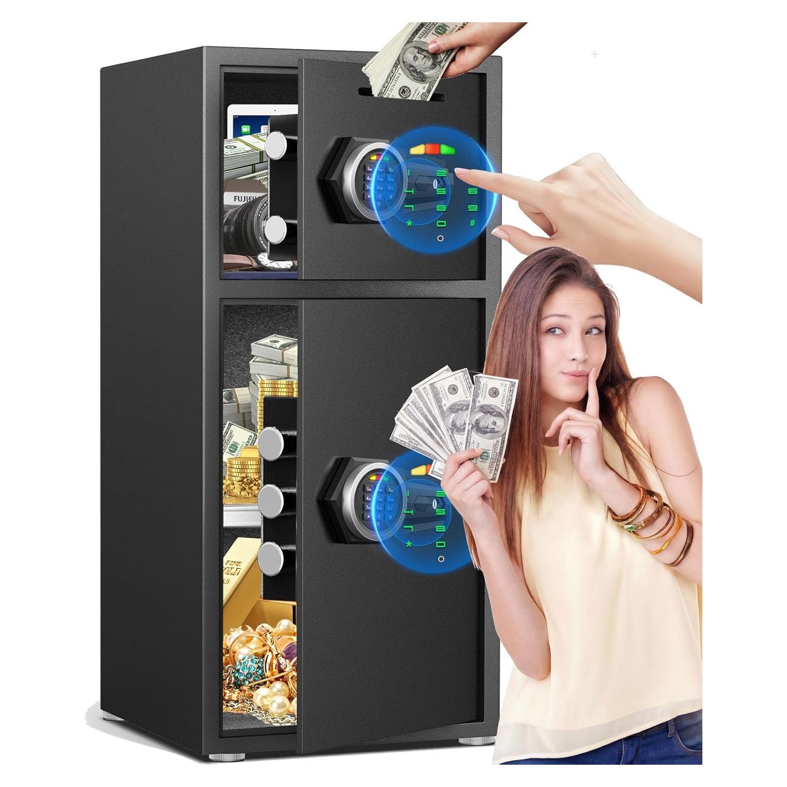 Caja Fuerte Digital Karbeen 6.5 Pies³ a Prueba de Fuego y Agua