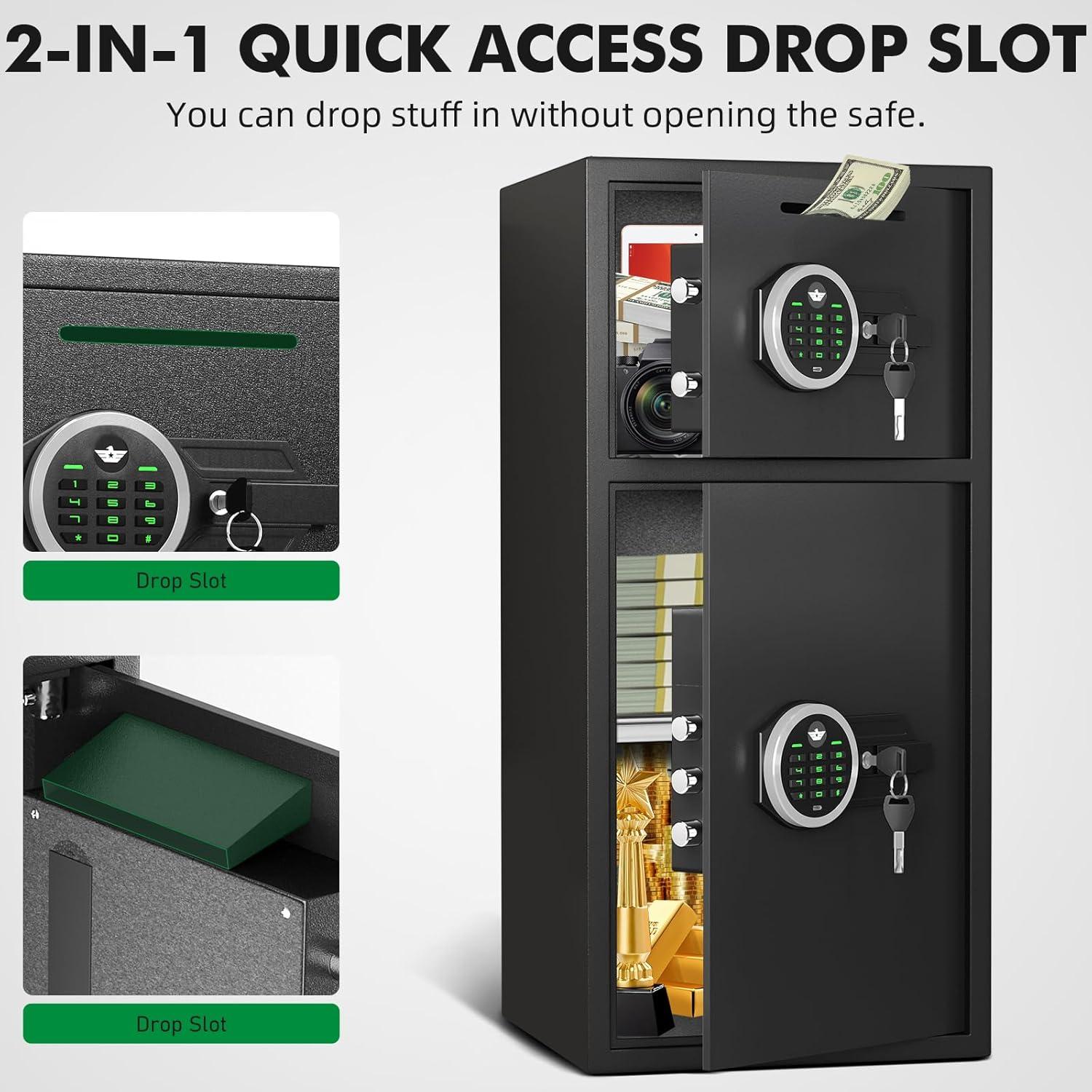 Caja Fuerte Digital Karbeen 6.5 Pies³ a Prueba de Fuego y Agua