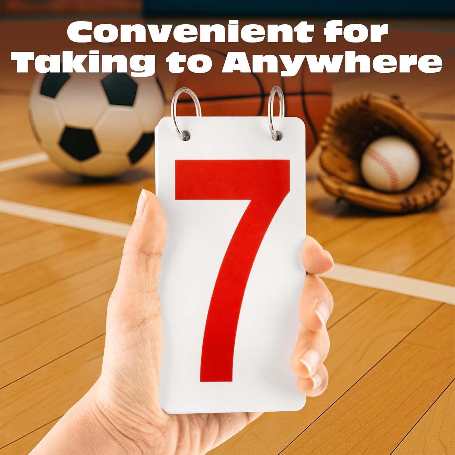 Marcador de Puntuación GOGO 2 Juegos PVC 6.4x12.7cm Doble Cara