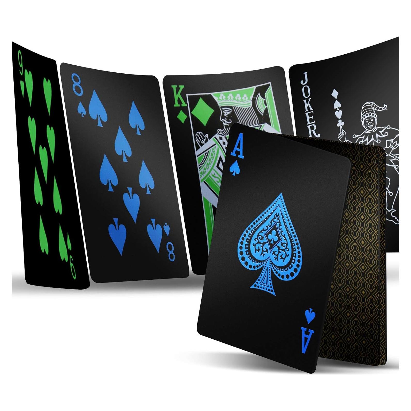 Barajas de Póker Impermeables INTEGEAR - 2 Barajas de Plástico