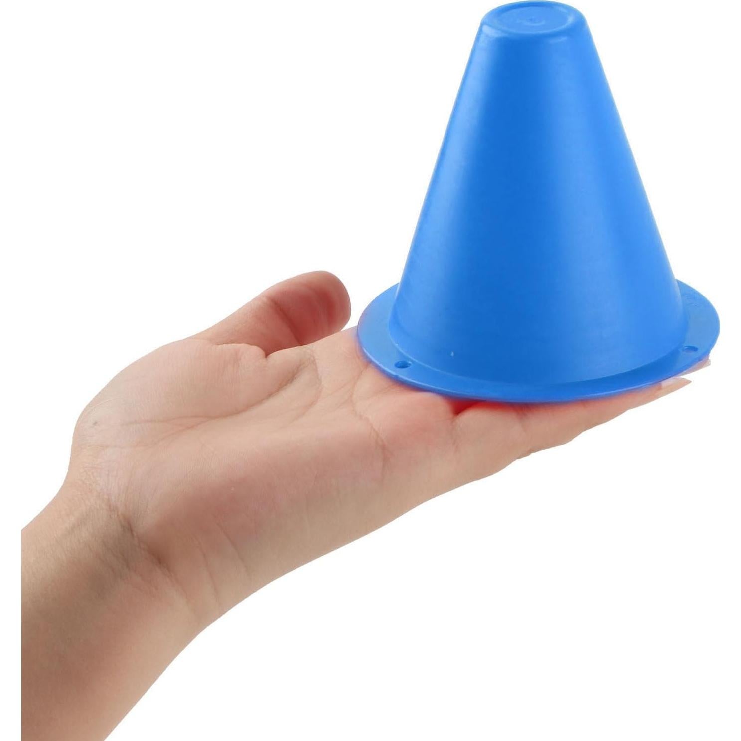 Conos de Entrenamiento de Fútbol Yuecoom - 10 Piezas, Color Azul