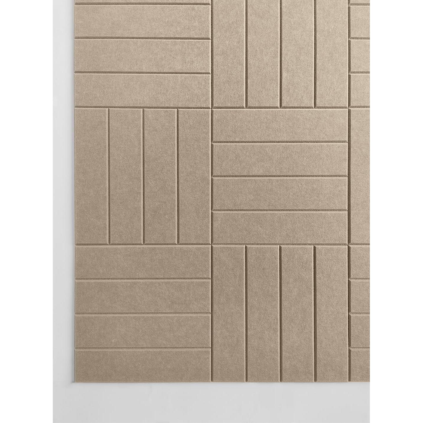 Paneles de Fieltro DECORITA 30x30 cm Camel - 12 Unidades Acústicos