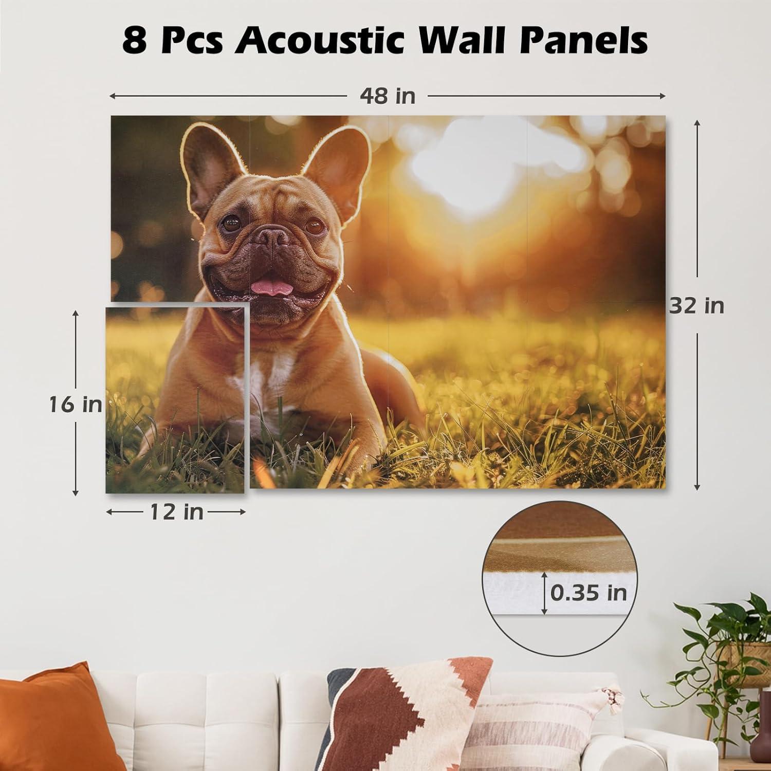 Paneles Acústicos DOLLAR BOSS 8 Pack 121.92x81.28 cm Aislantes