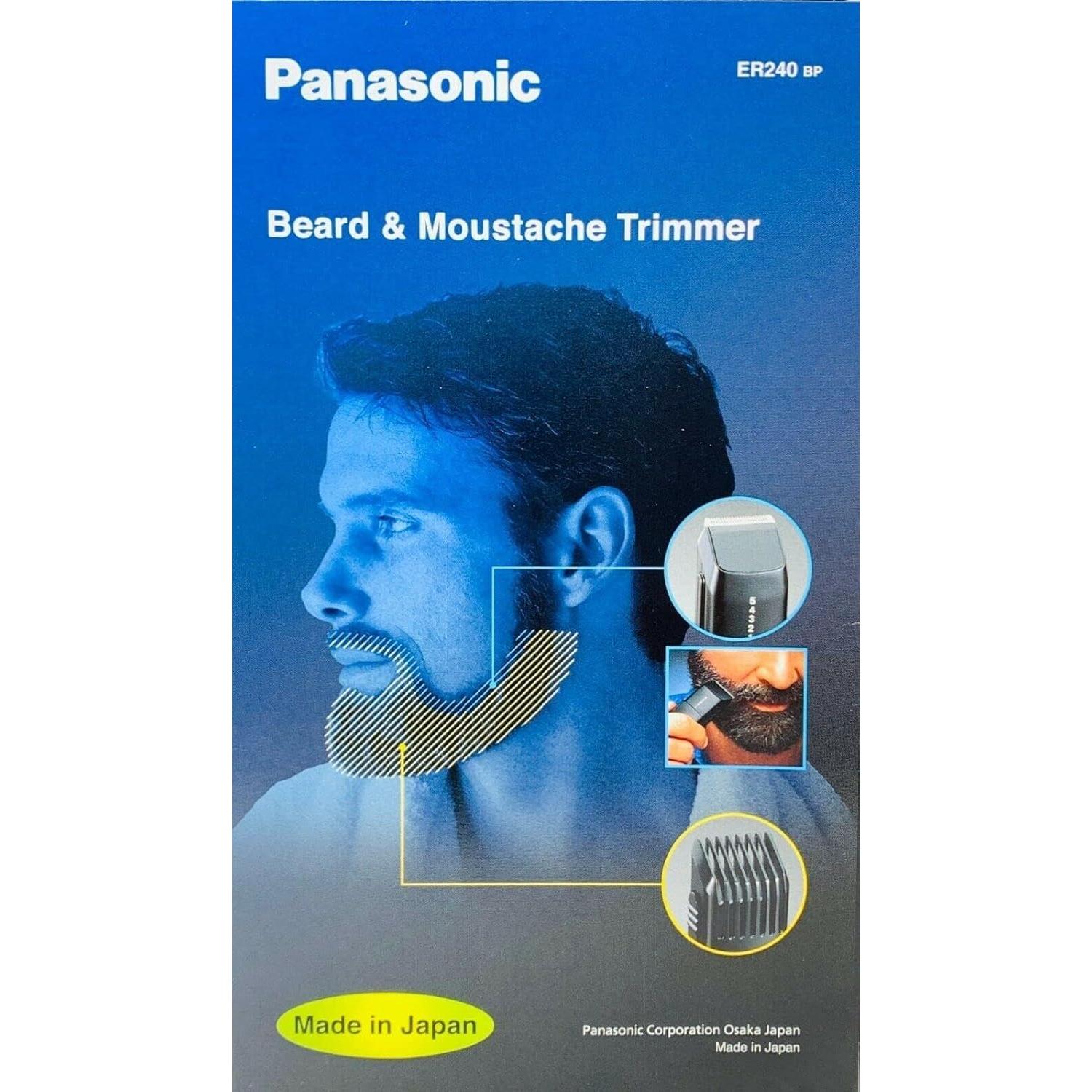 Recortadora de Barba y Bigote Panasonic ER240B Inalámbrica