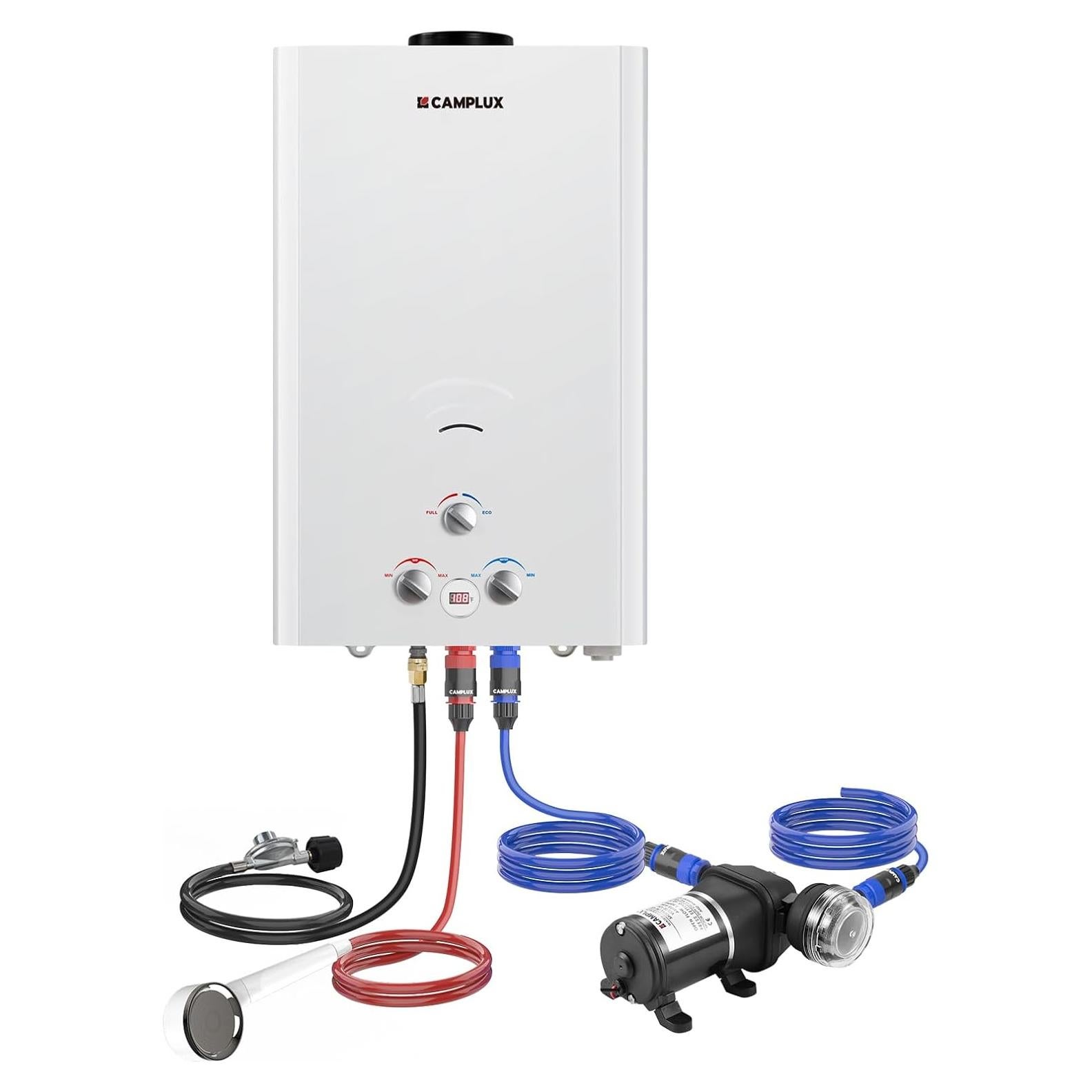 Calentador de Agua a Gas Propano CAMPLUX BW422P120 4.22 GPM