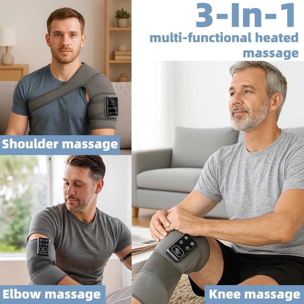 Masajeador Inalámbrico 3 en 1 XMT para Rodillas y Hombros